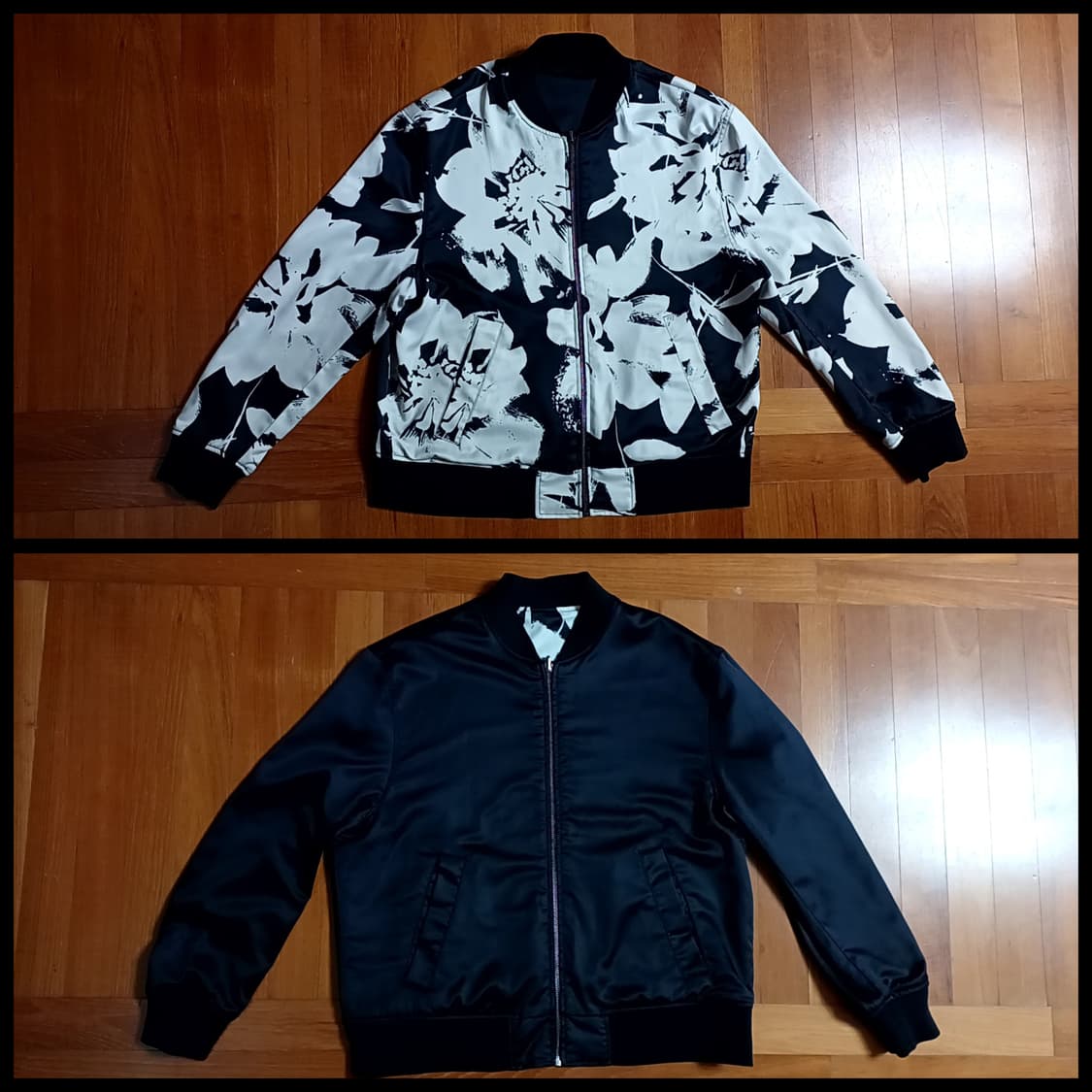 [세탁완료]양면자켓(단종된 H&M 한정 시즌 모델) 상품이미지1