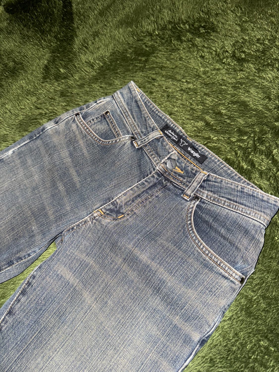 [28] Wrangler 랭글러 재팬 빈티지 워싱 부츠컷 데님 팬츠 상품이미지2