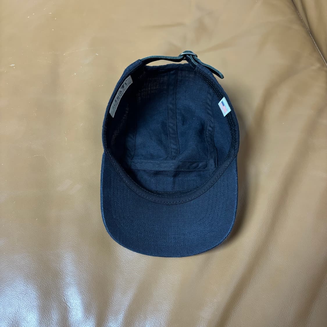 슈프림 캠프캡 모자 박스로고 21SS 린넨 블랙 상품이미지7