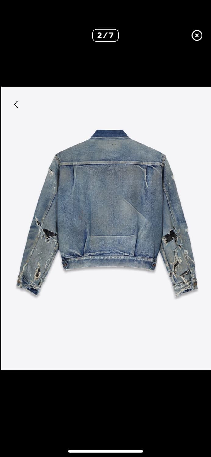 (구매)생로랑 70‘s 디스트로이드 자켓 삽니다@@@@ 상품이미지3