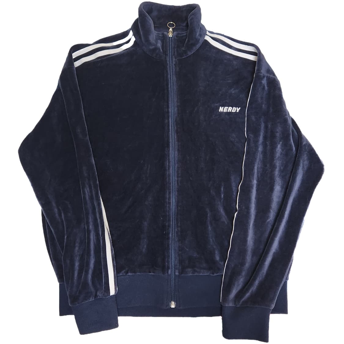 NERDY 벨벳 트랙 재킷 상품이미지1