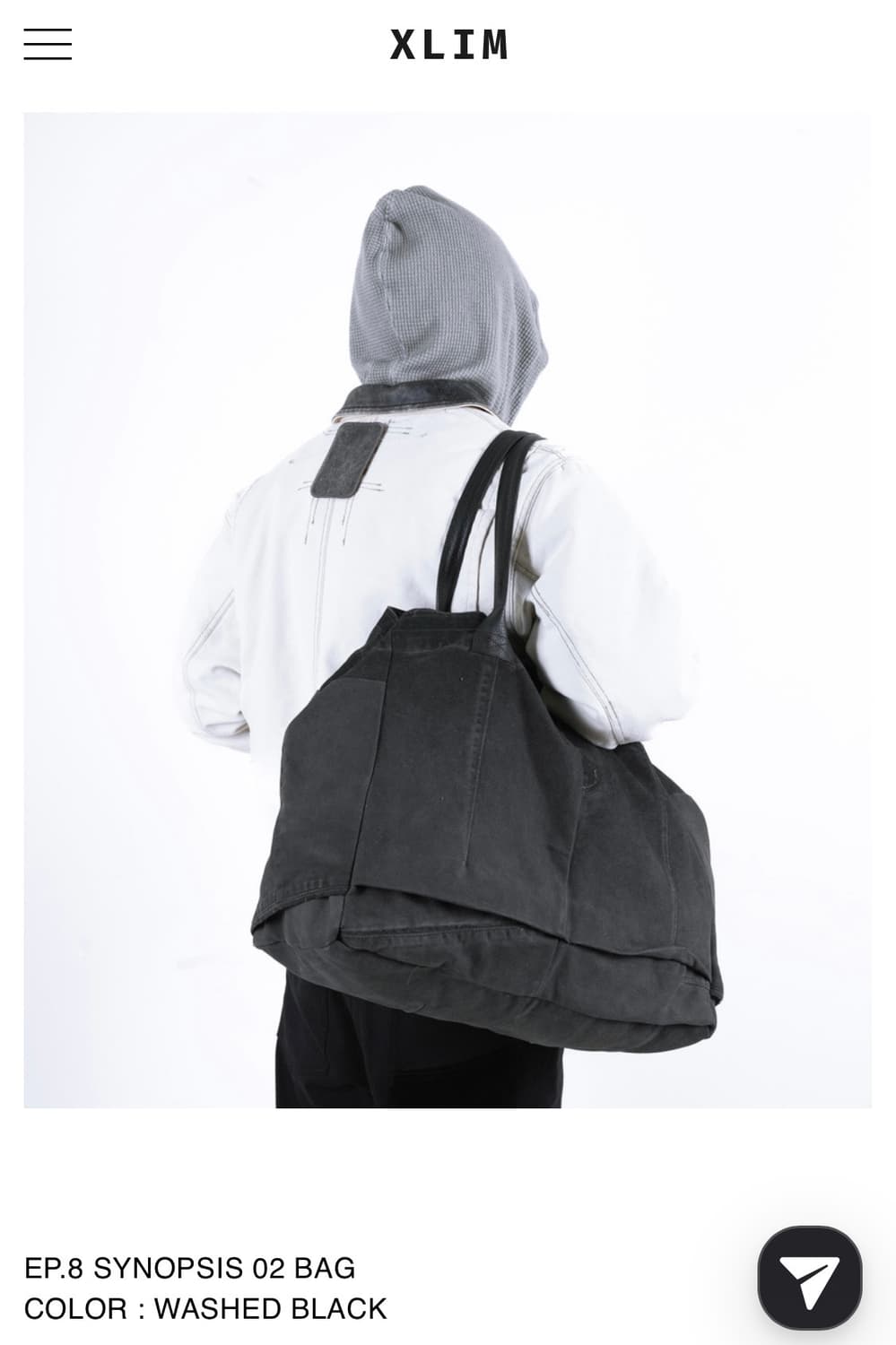 EP.8 SYNOPSIS 02 BAG WASHED BLACK 상품이미지8