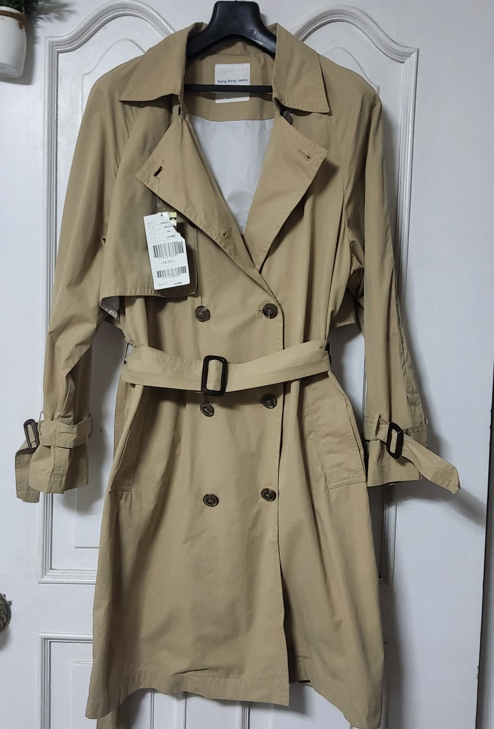 새상품 벨티드 트렌치 코트 여자 66 77 정가 119,800 상품이미지1