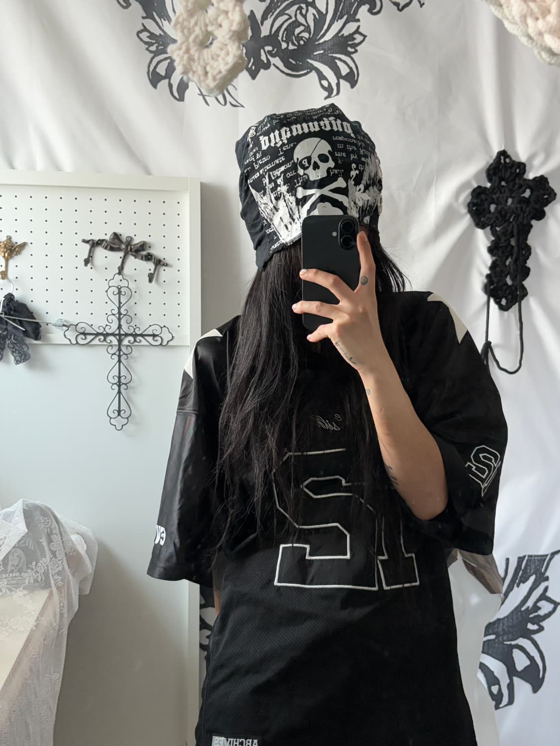 funk printed eyelet beanie 상품이미지4