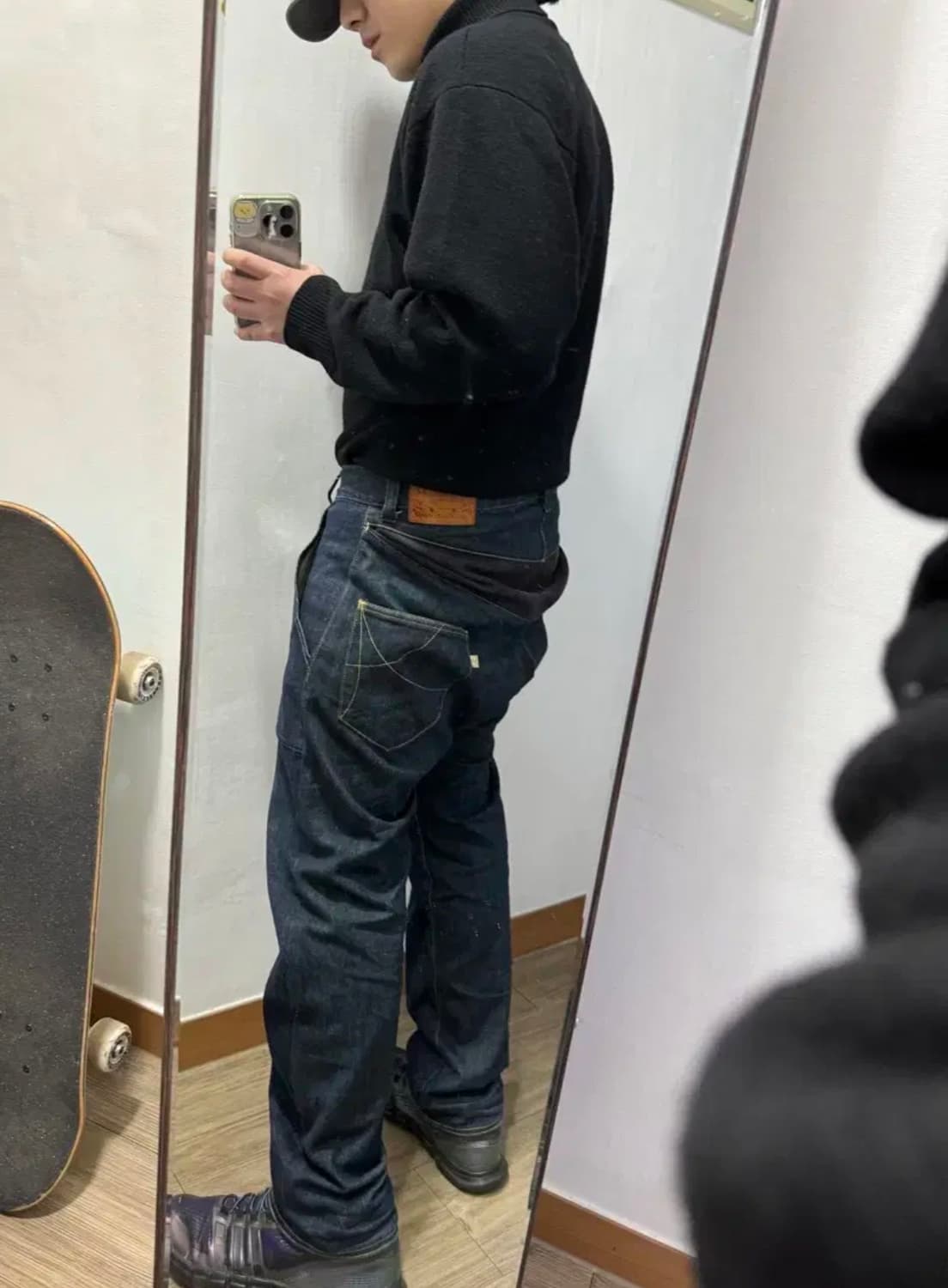 알렉산더 리 창 투 톤 셀비지 데님 팬츠 상품이미지1