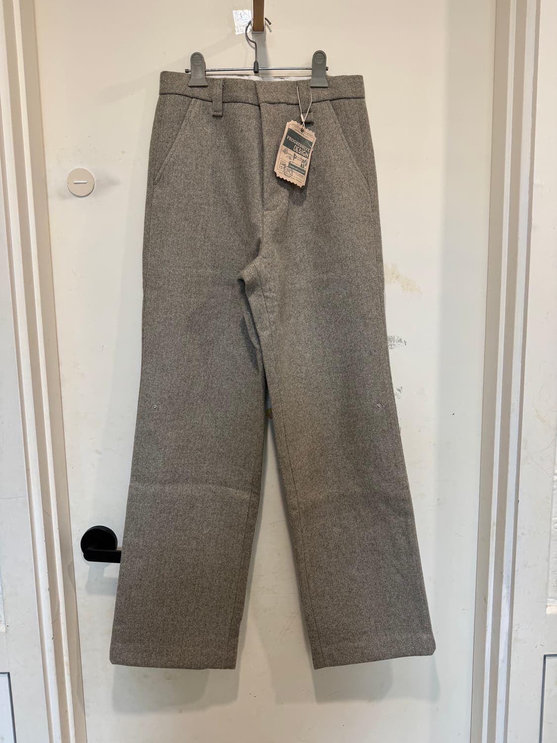 새상품 STU 스냅 울 슬랙스 L 상품이미지4