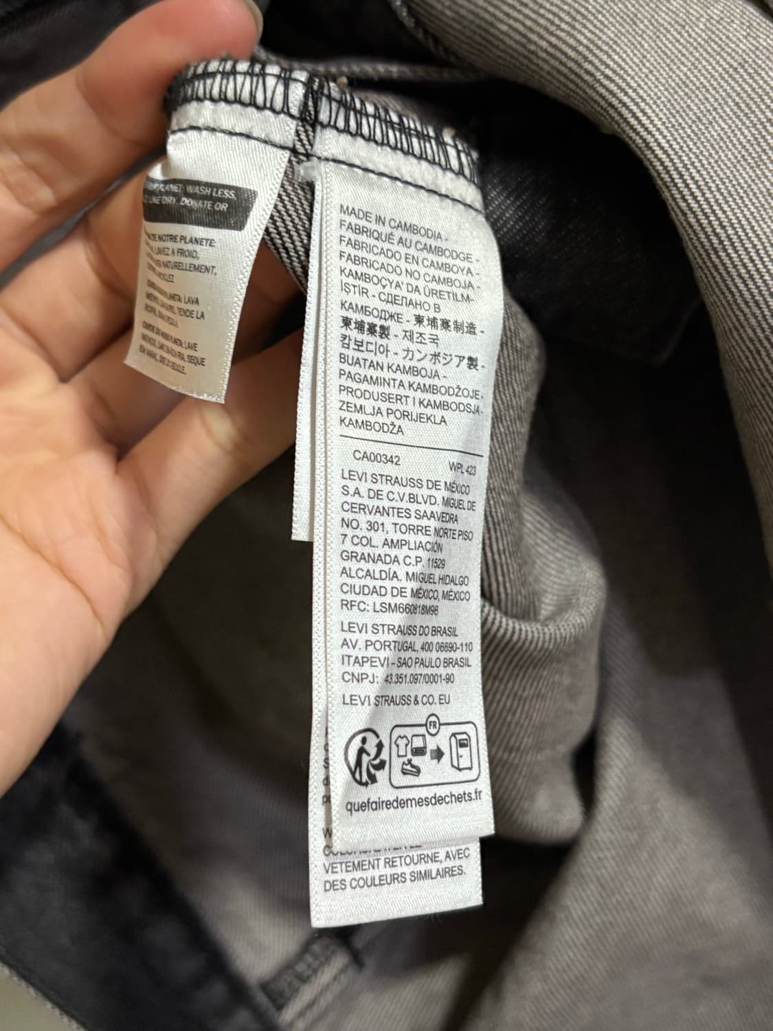 리바이스 / 타입2 트러커 자켓 흑청 상품이미지5