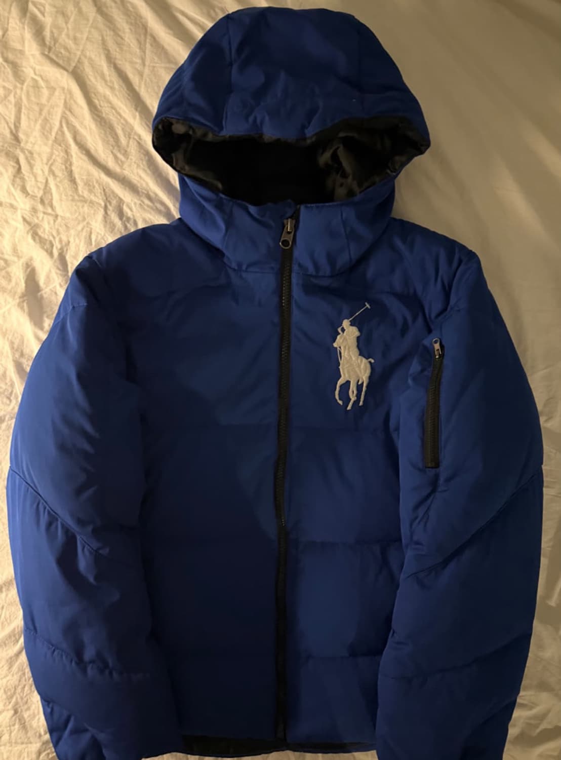 폴로 빅포니 패딩 블루 M 상품이미지2