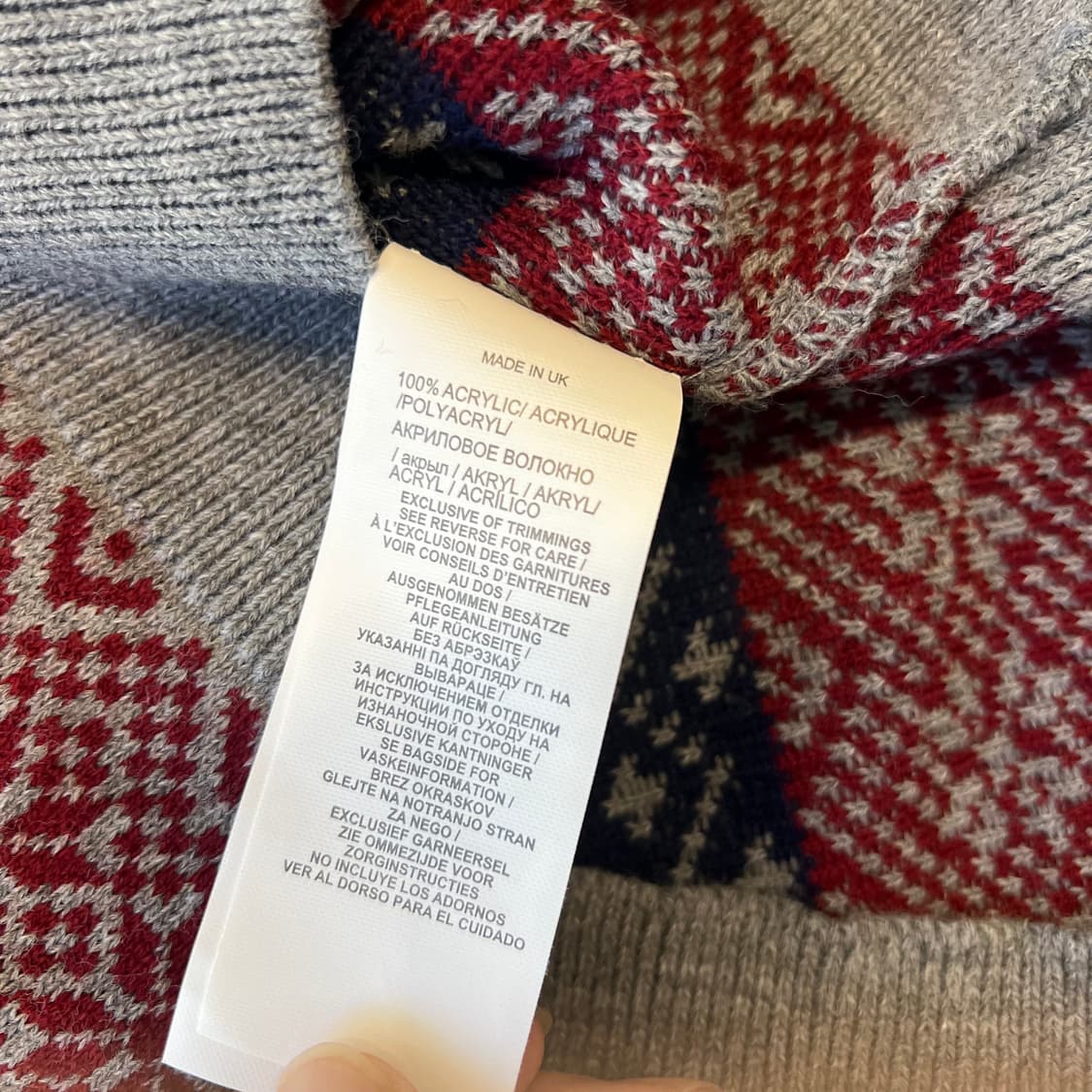 [M]FC바르셀로나 오피셜 니트(미사용) 상품이미지4