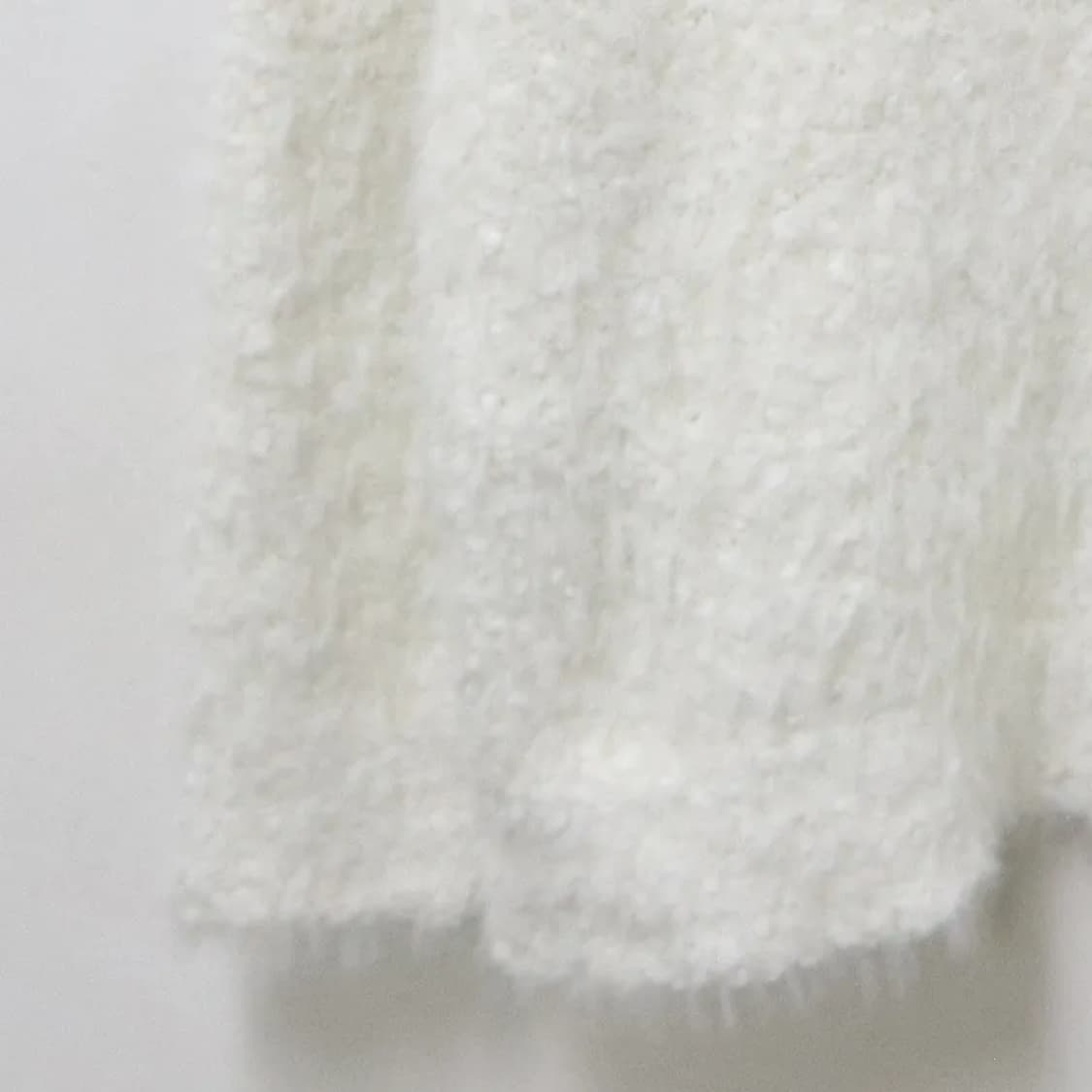 GLACIER 브이넥 뽀글이 니트 62457 상품이미지5