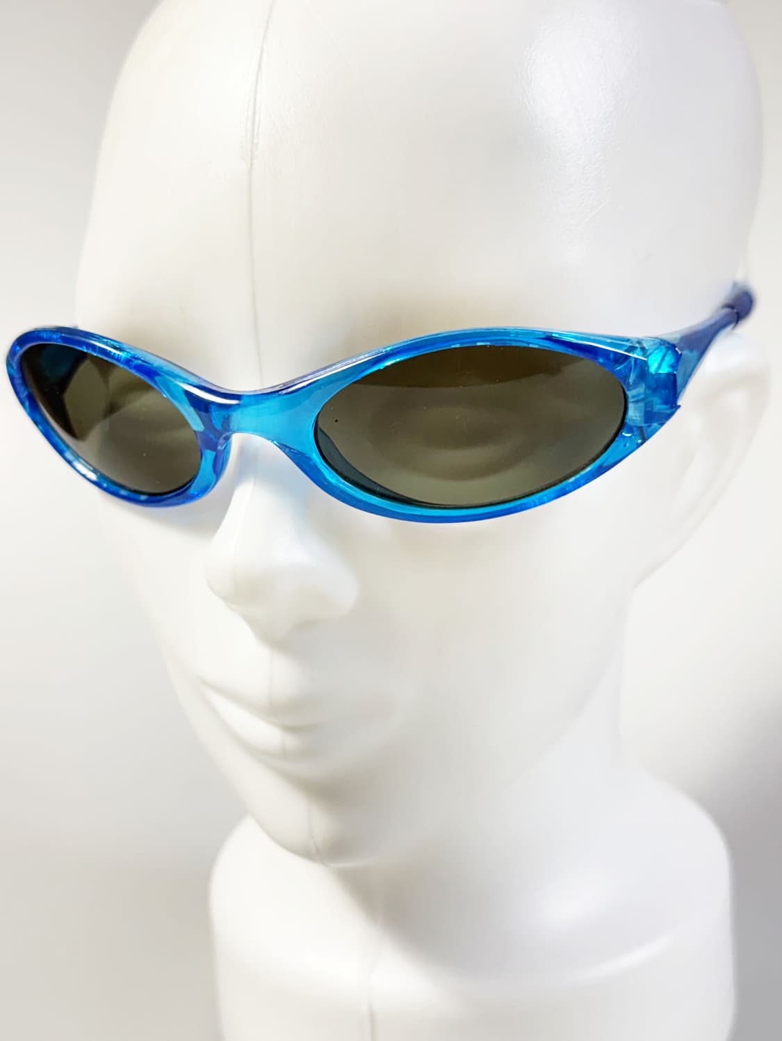 90s OXYGEN 블루 랩 어라운드 빈티지 선글라스 상품이미지8