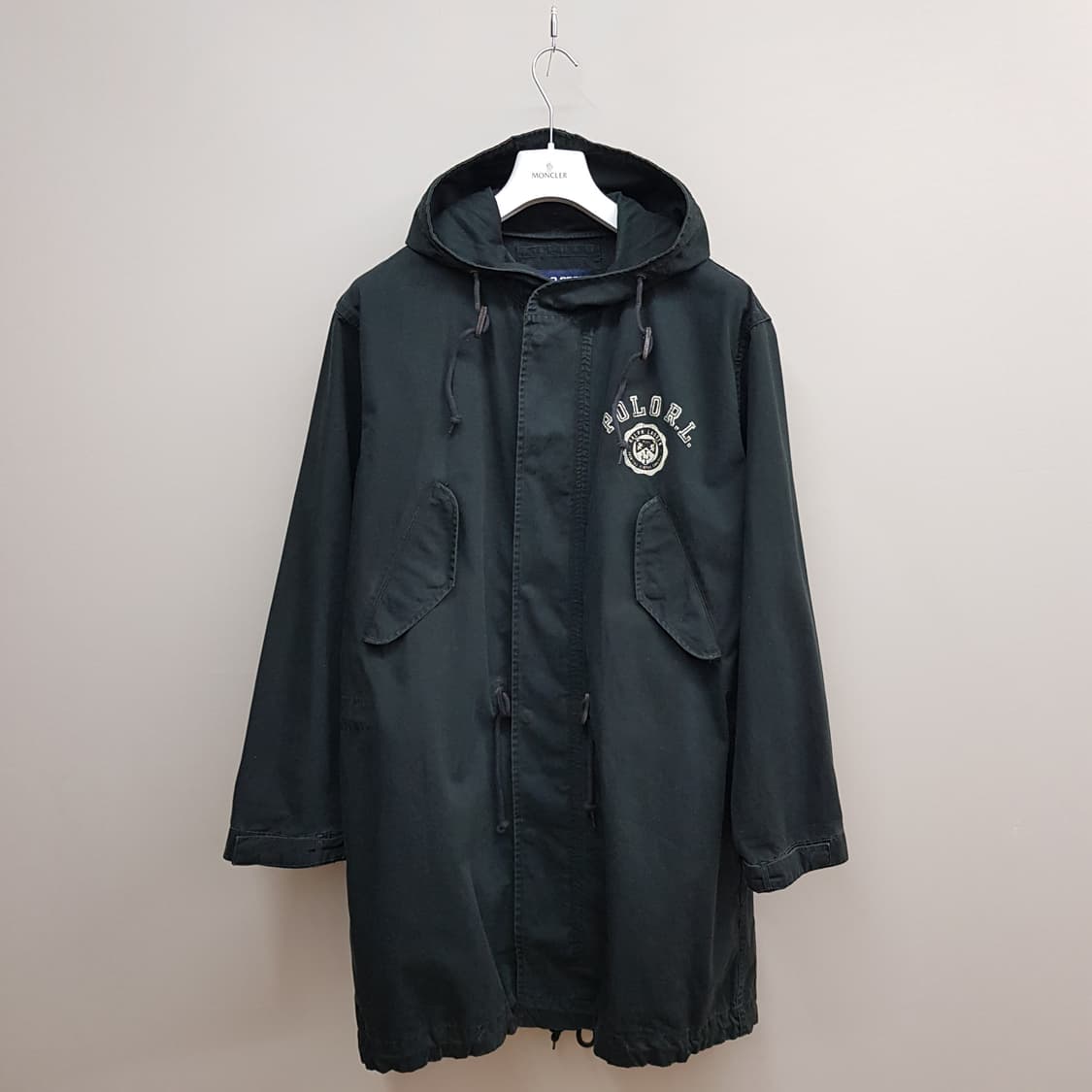 폴로  랄프로렌 로고레터링 후드 롱 파카 자켓 L사이즈 상품이미지1