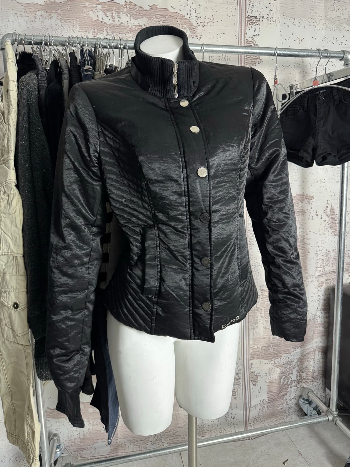 Back Shirring Puffer Jacket 상품이미지1