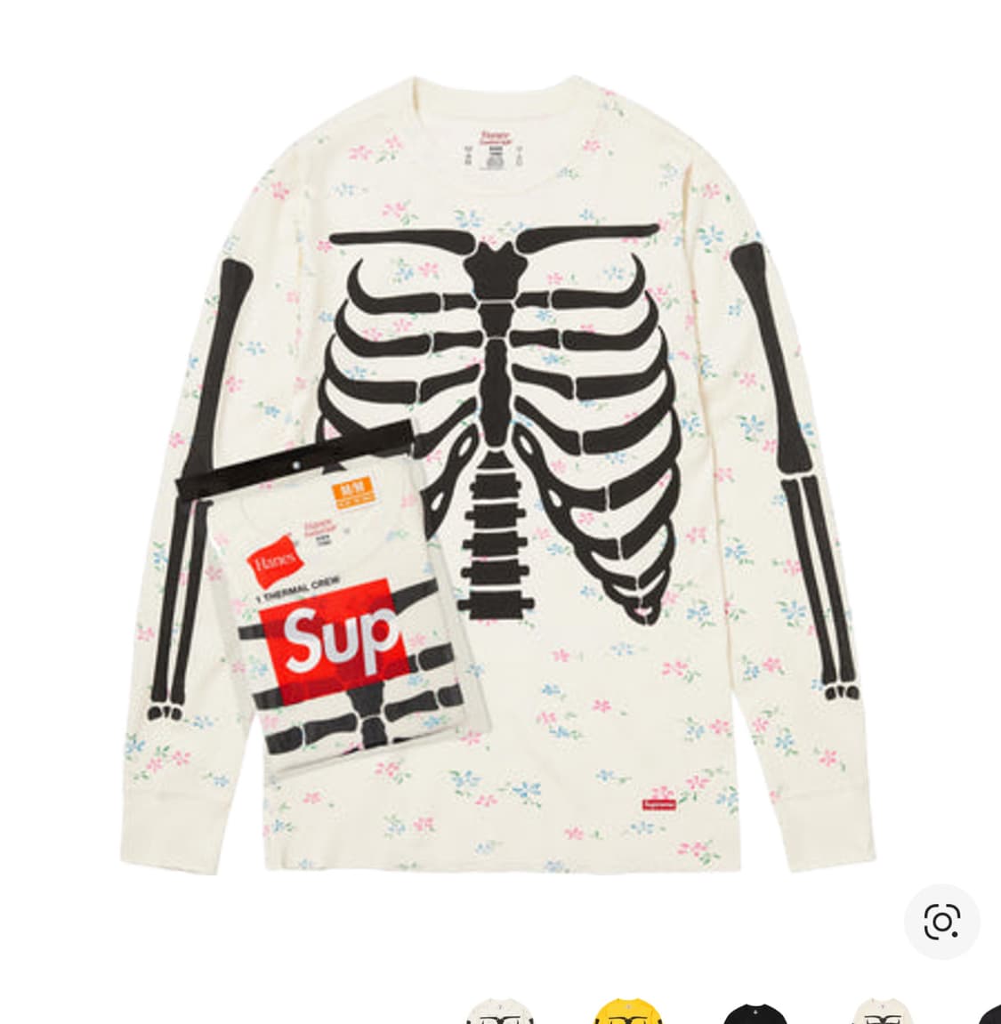 슈프림 헤인즈 본즈 플로럴 S 상품이미지1