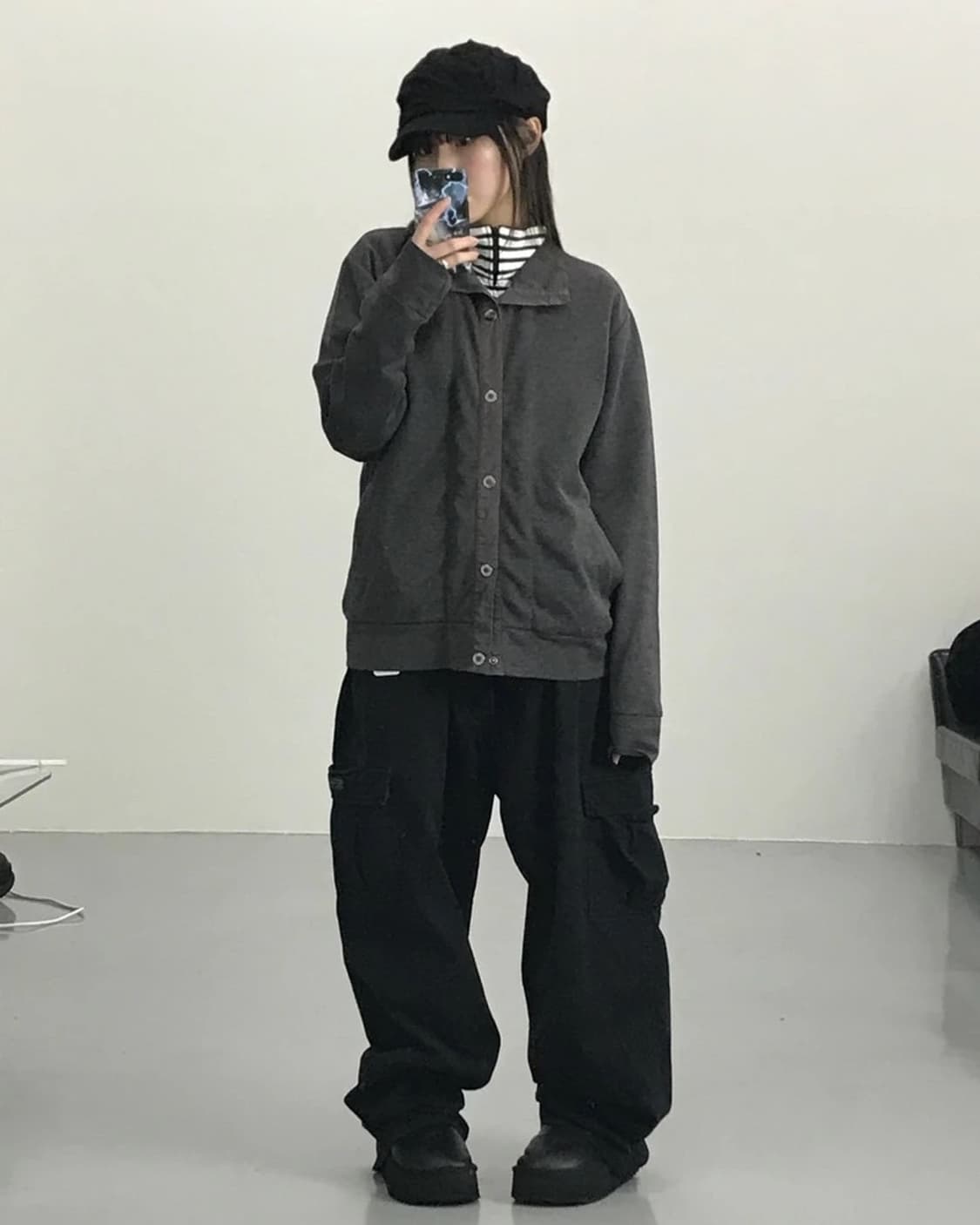 COMME CA ISM High-neck Snap Jacket 상품이미지2