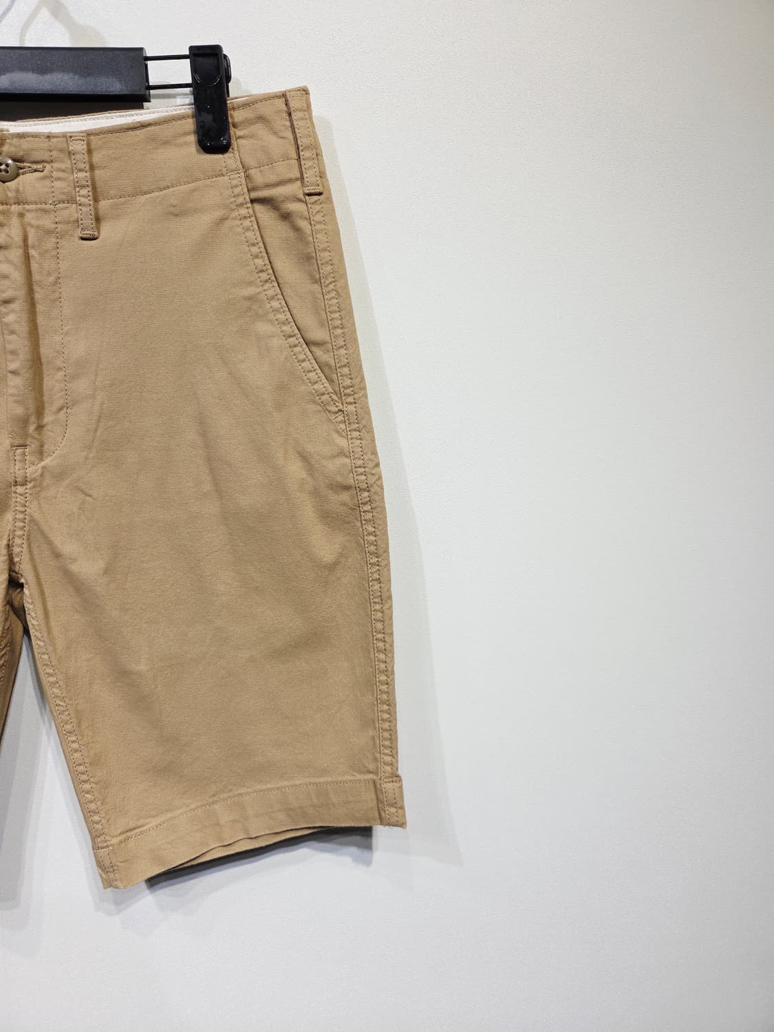 리바이스(Levi's) 502 테이퍼 치노 쇼츠 반바지 베이지 상품이미지4