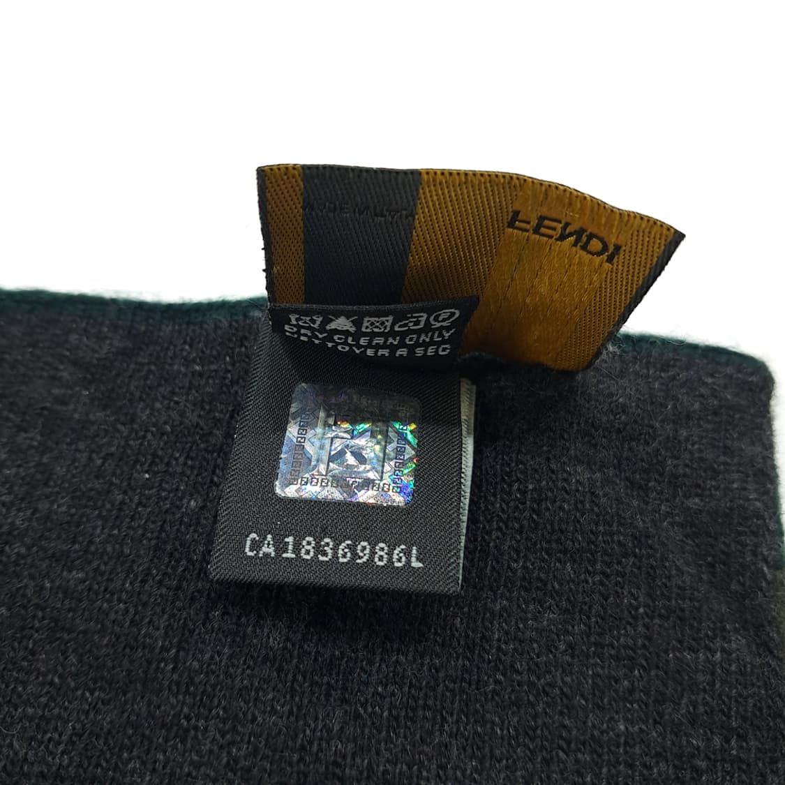 MX300 펜디 스트라이프 FF 패턴 울 캐시미어 목도리 머플러 상품이미지8