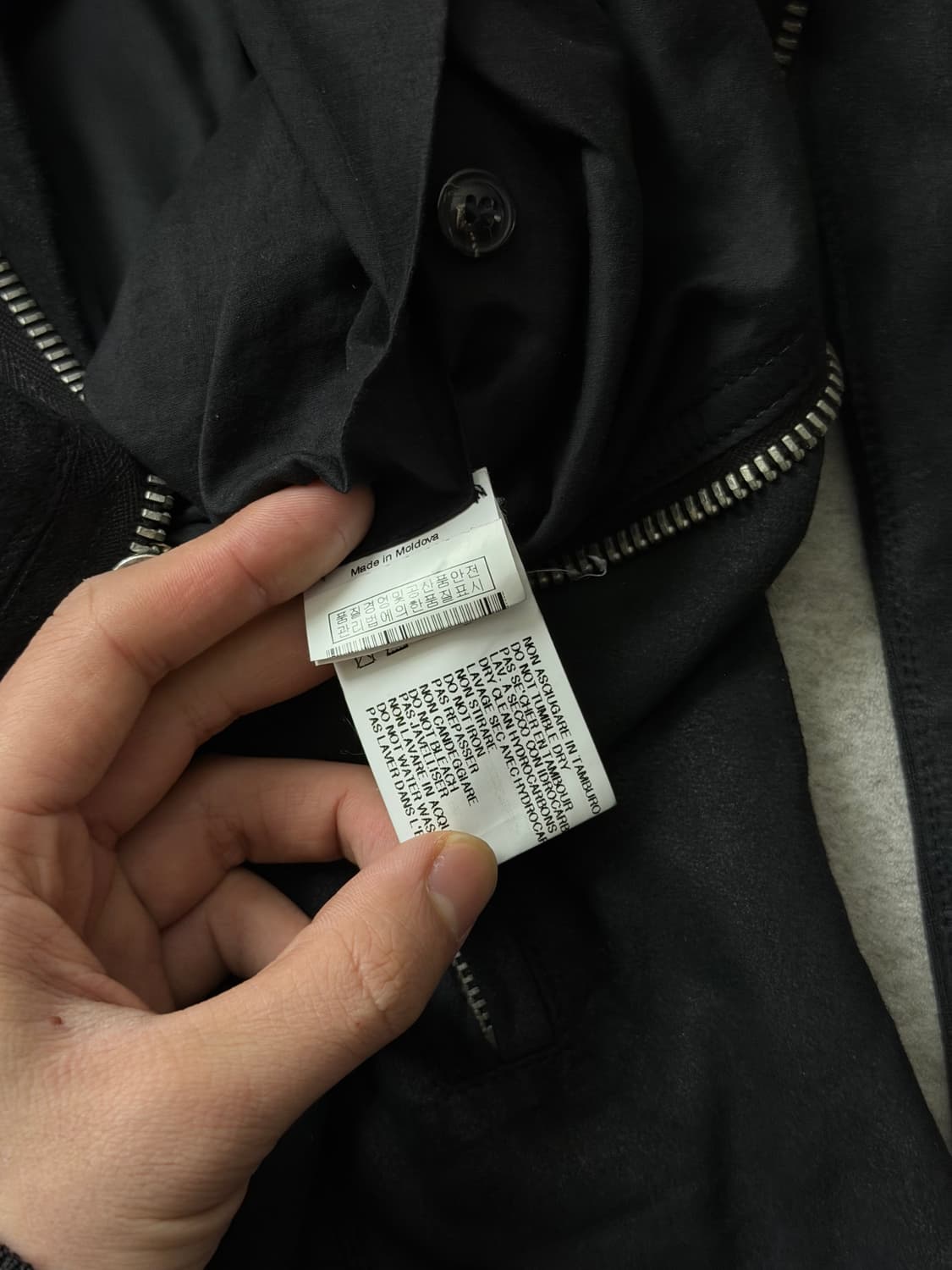 릭오웬스 하이넥 램스킨 자켓 상품이미지8