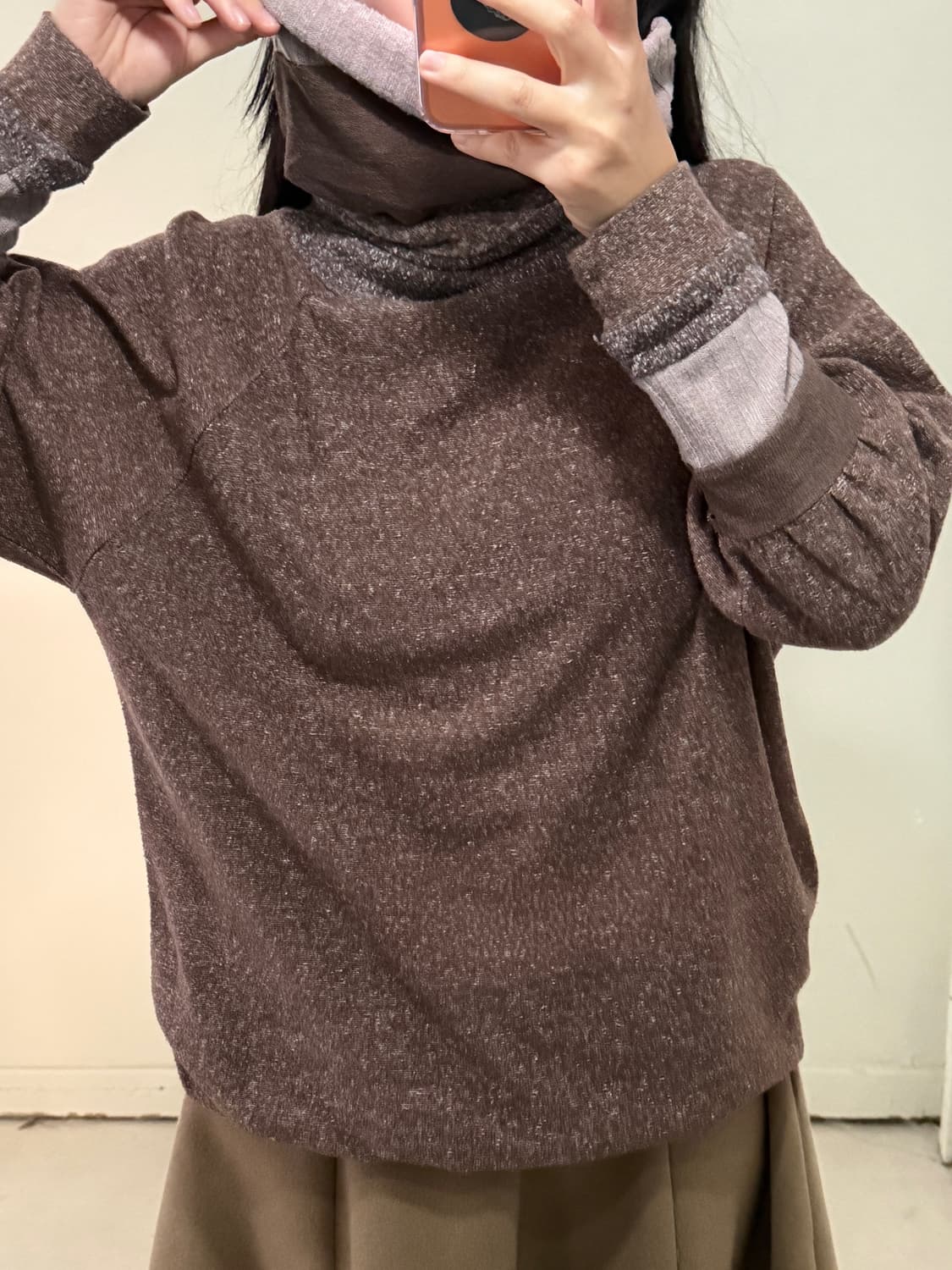 일본빈티지 모리 가오리 터틀넥 상품이미지3