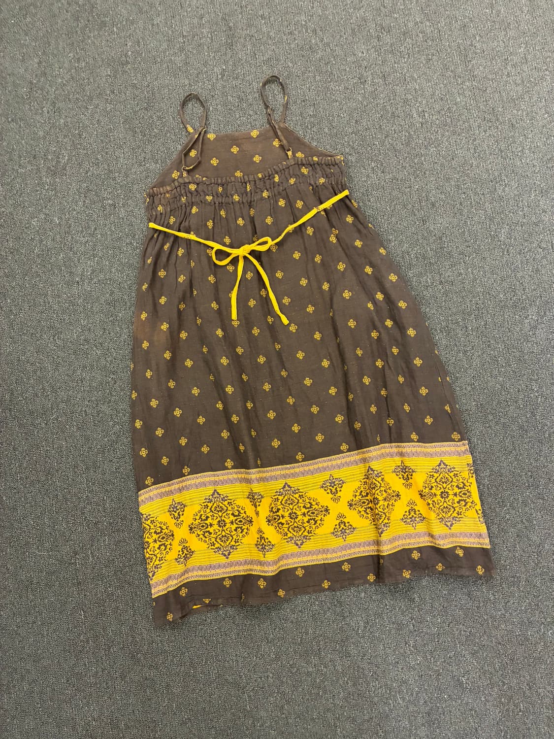 F)TITICACA 빈티지 여성 에스닉 프린트 슬리브리스 원피스 상품이미지6