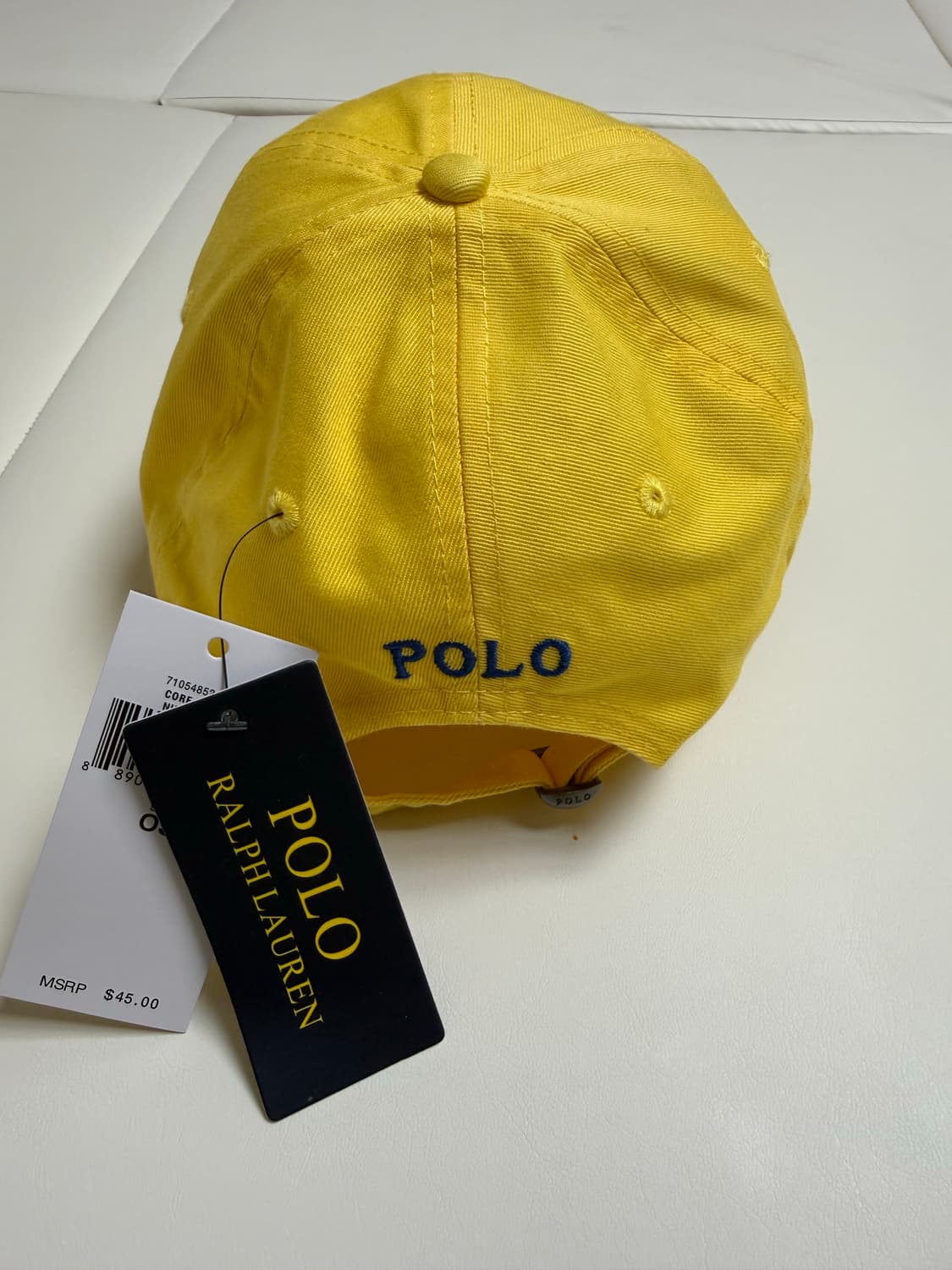 폴로 랄프로렌 볼캡모자 (옐로우)(새상품) 상품이미지2