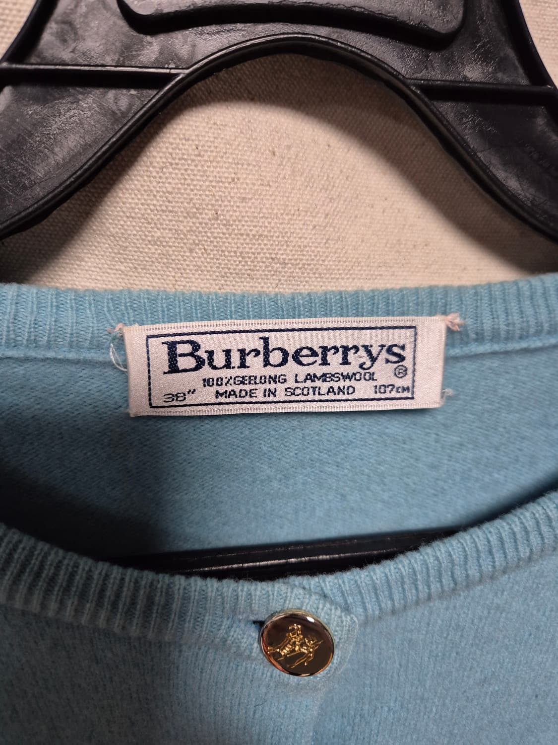 버버리 여성 울 가디건 상품이미지3