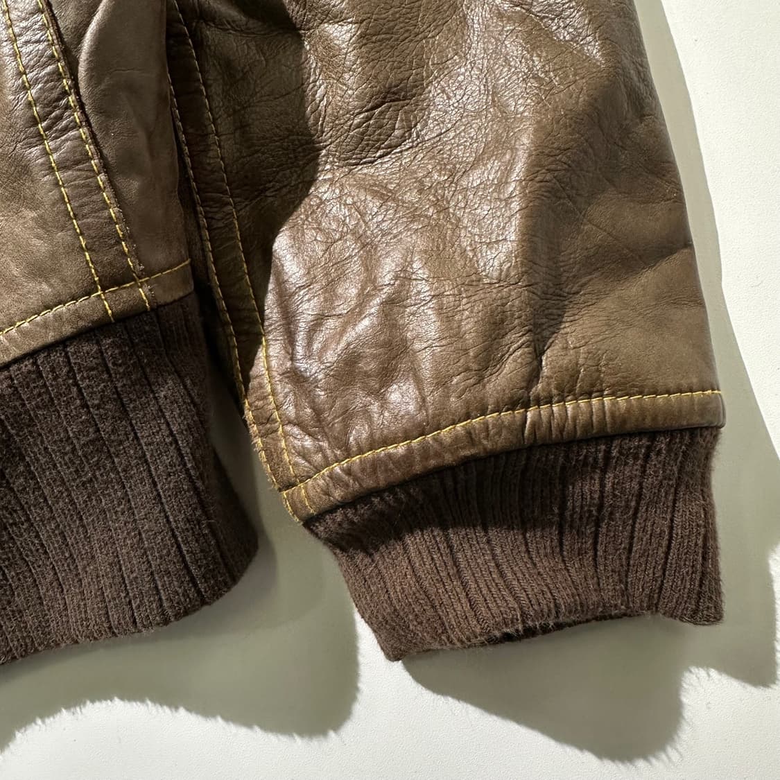 리바이스 타입원 카우레더 소가죽 웨스턴 블루종 자켓 상품이미지6