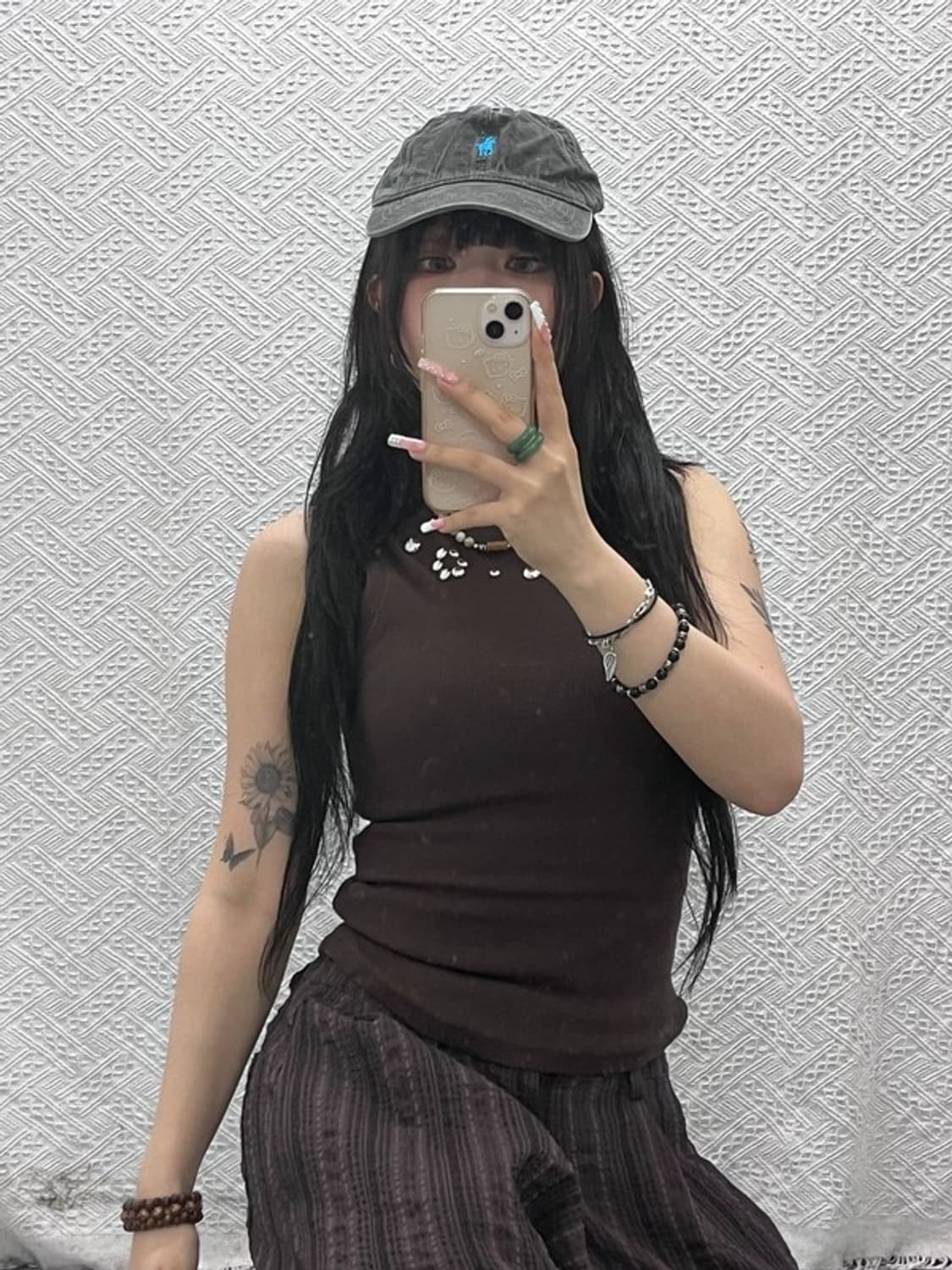 폴로 랄프로렌 컨트리 빈티지 흑청 워싱 블루포니 볼캡 C12164 상품이미지2
