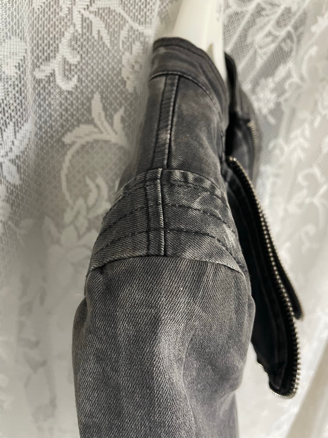 빈티지 흑청 바이커 자켓 상품이미지5