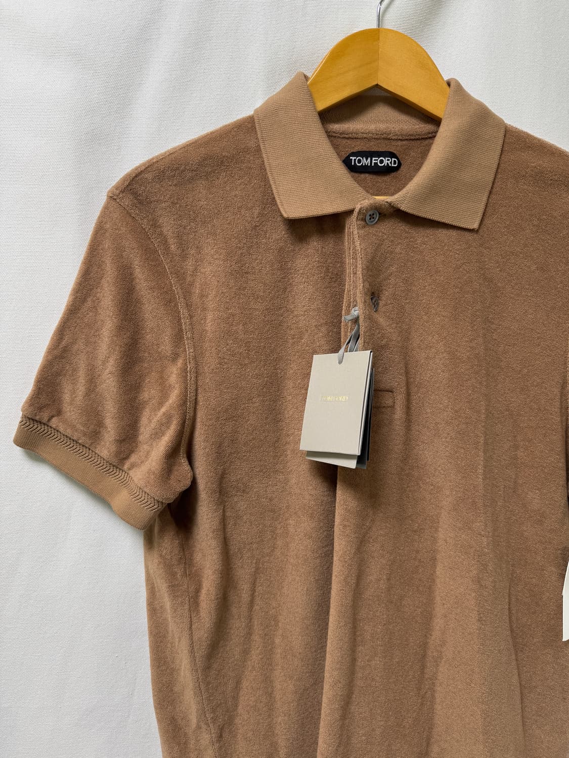 톰포드 브라운 테리 피케 티셔츠 50 상품이미지2