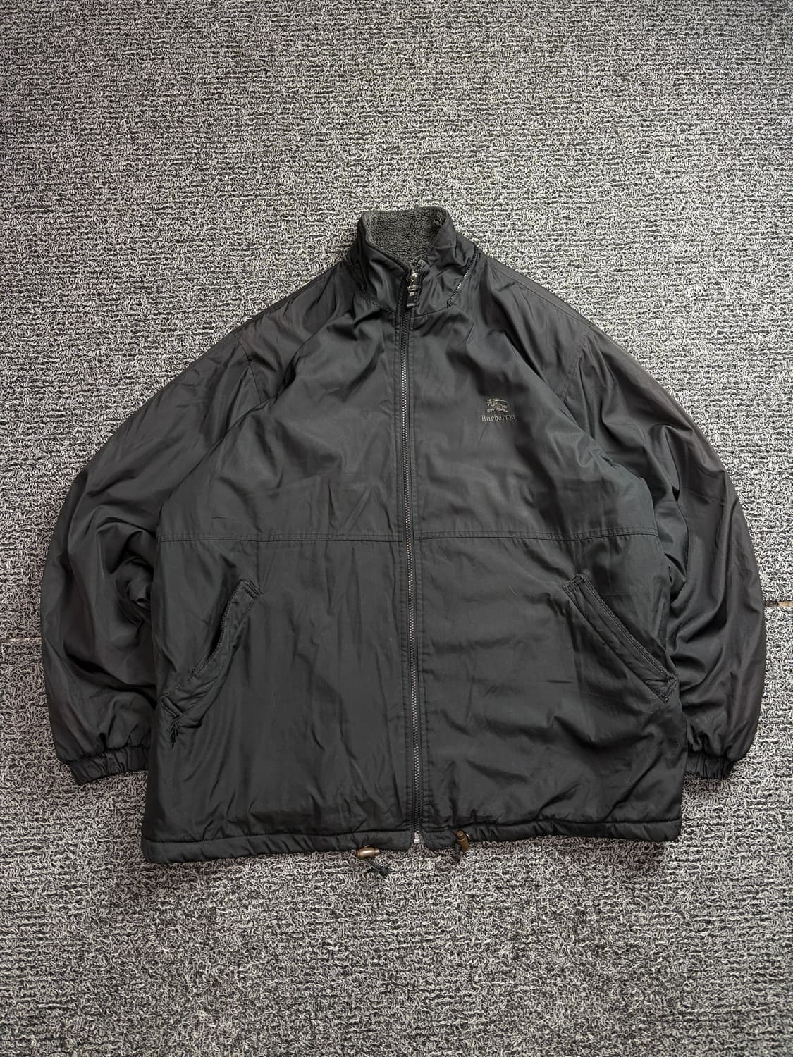버버리 그린라벨 빅자수 플리스 바람막이 자켓 2332 상품이미지2