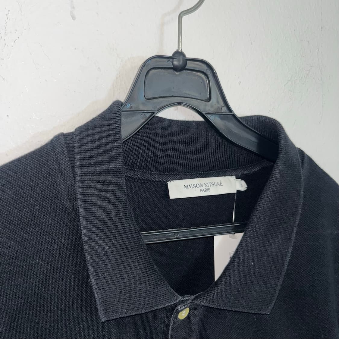 Maison Kitsuné Black Collar T-Shirt 상품이미지5