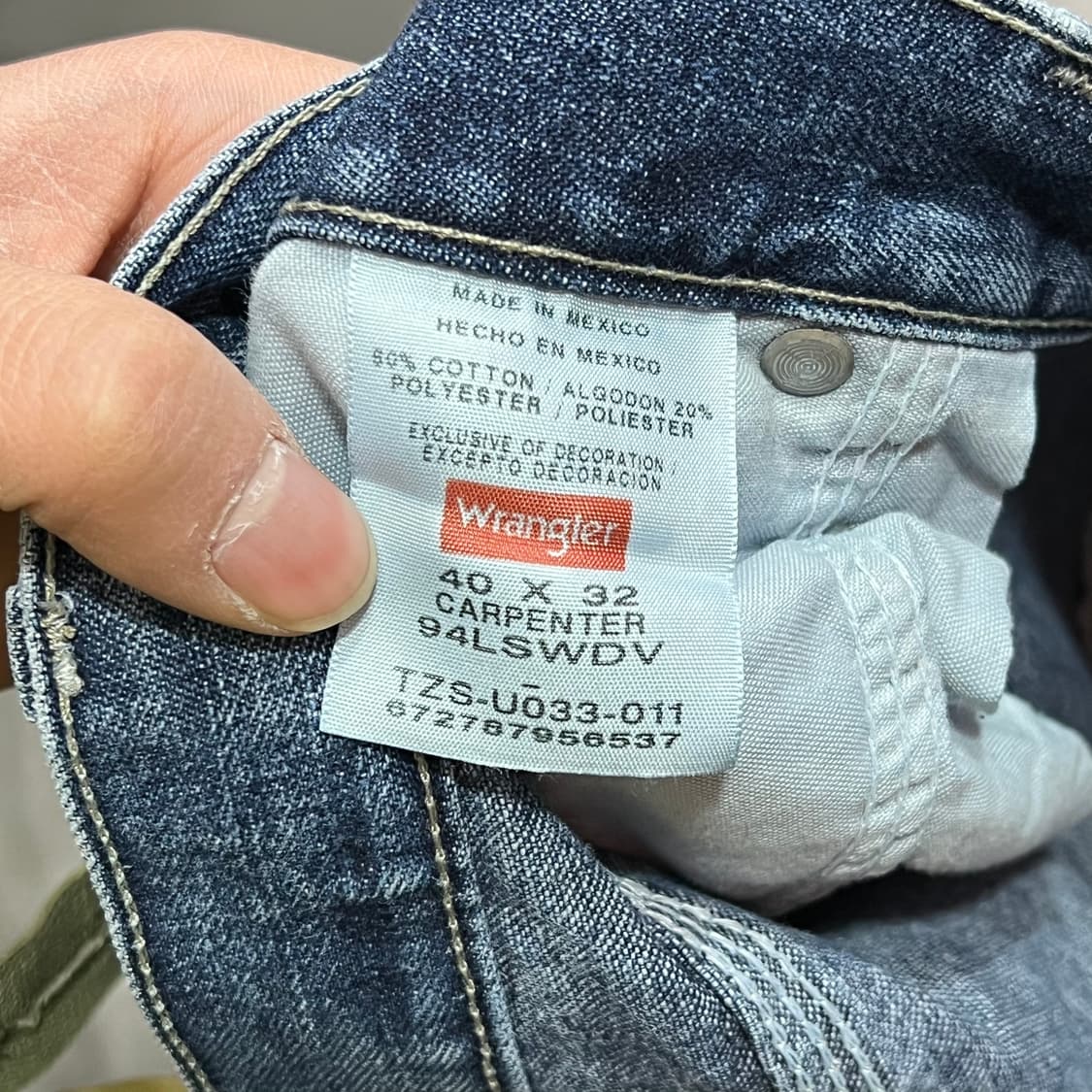  랭글러 카펜터 데님팬츠 y15255 상품이미지6