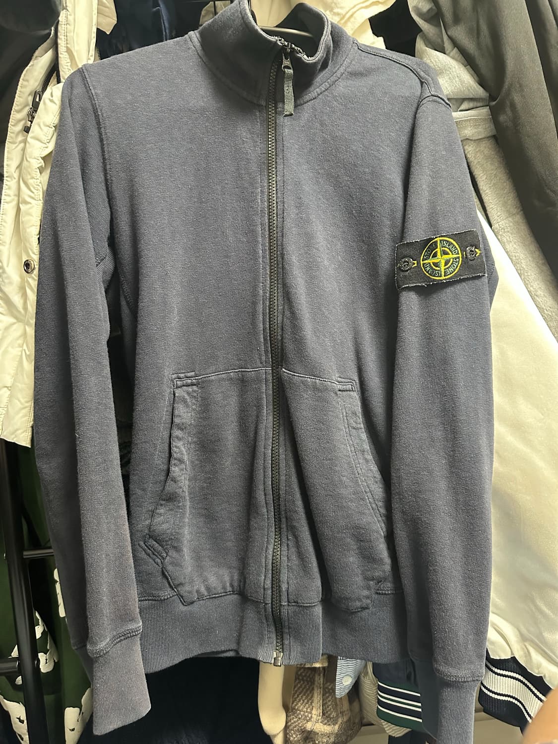 정품)스톤아일랜드 네이비 집업(네고 가능) 상품이미지1