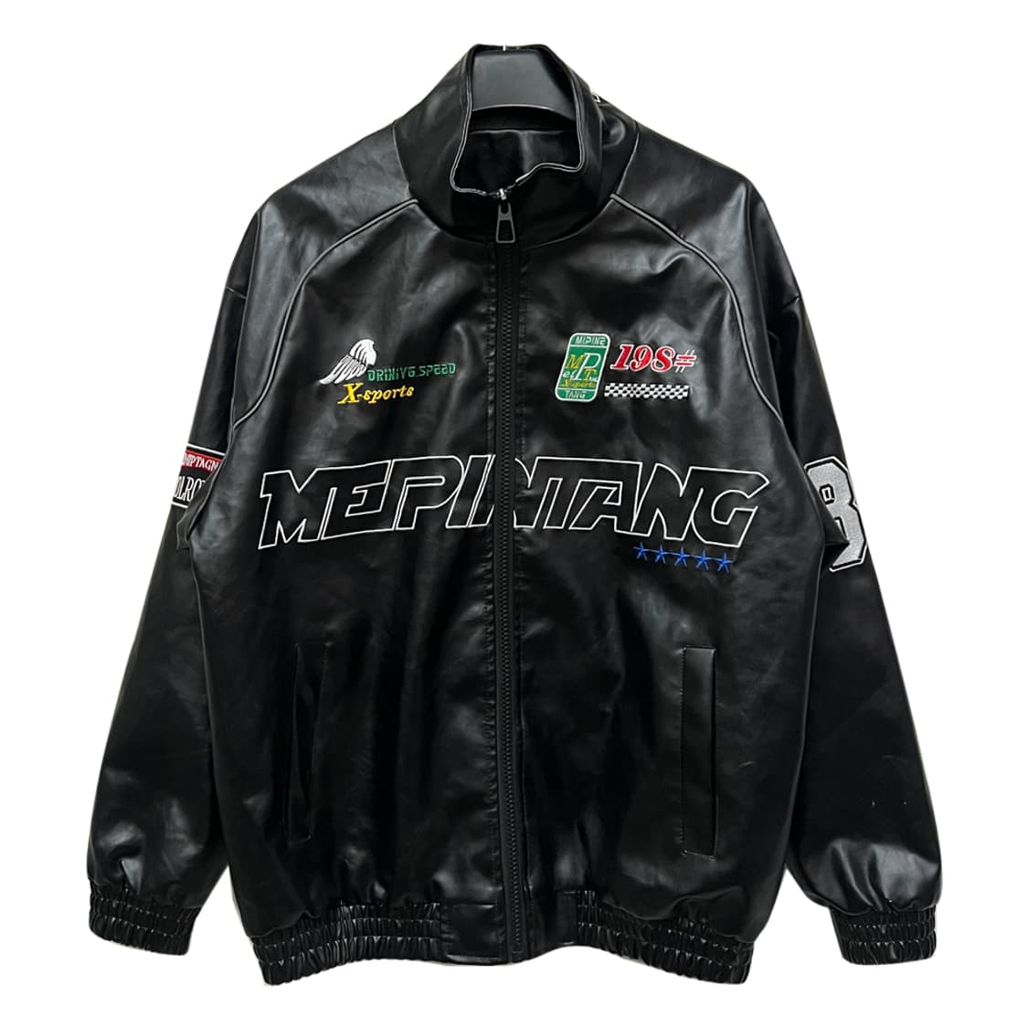 VTG 빈티지 레더 레이싱 자켓 XL~2XL급 상품이미지1