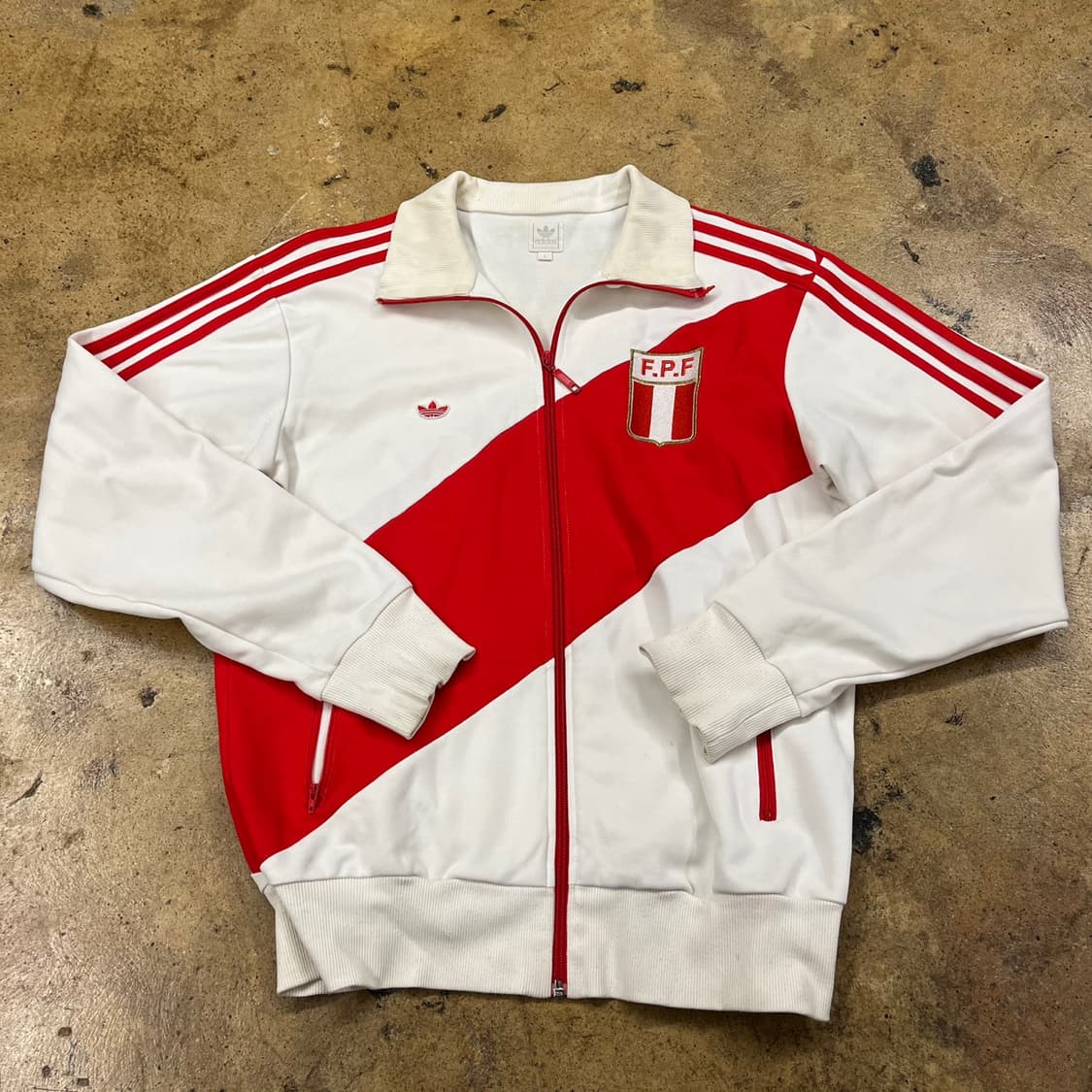 아디다스 페루 흰빨 져지 트랙탑 상품이미지2