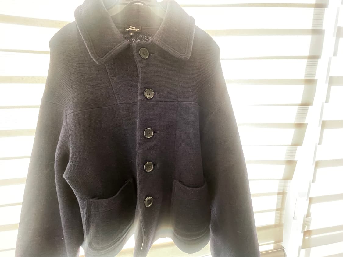 꼼데가르송 트리콧 울 자켓 상품이미지1