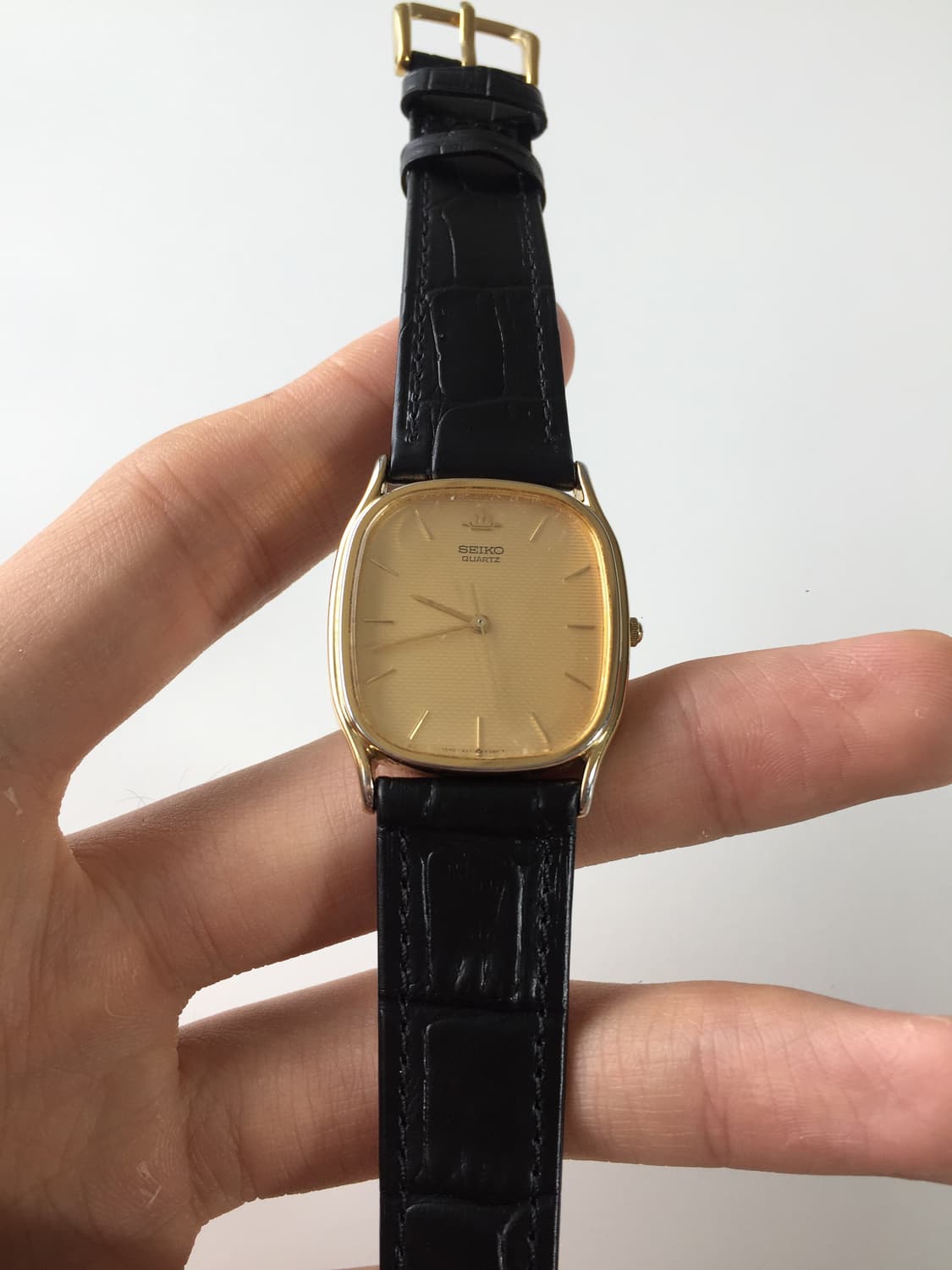 90s seiko gold 3d dial quartz 상품이미지1