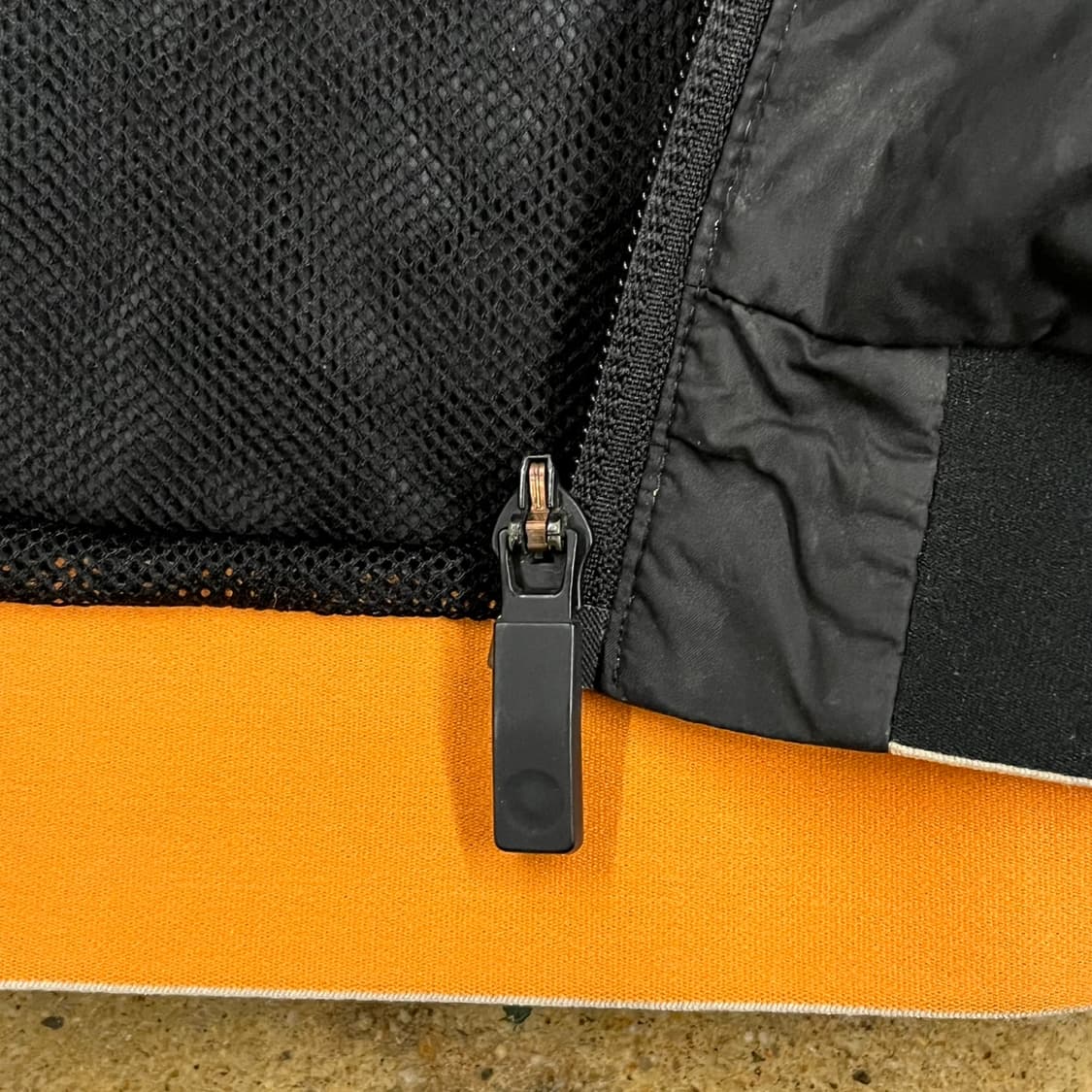 [정품/100] 아디다스 블랙 오렌지 바람막이 자켓 b19 상품이미지7