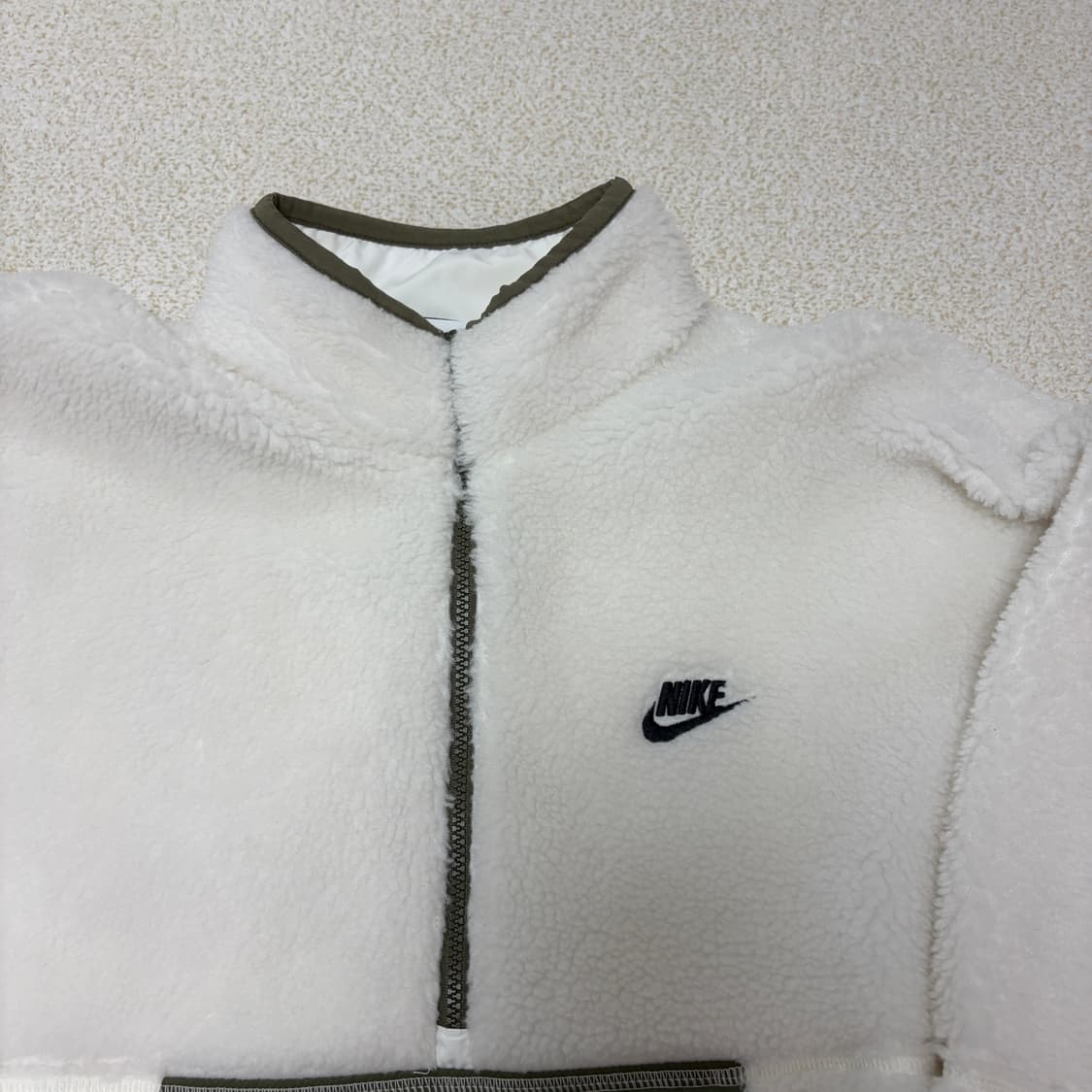 나이키 크림 하이넥 반집업 후리스 L 상품이미지4