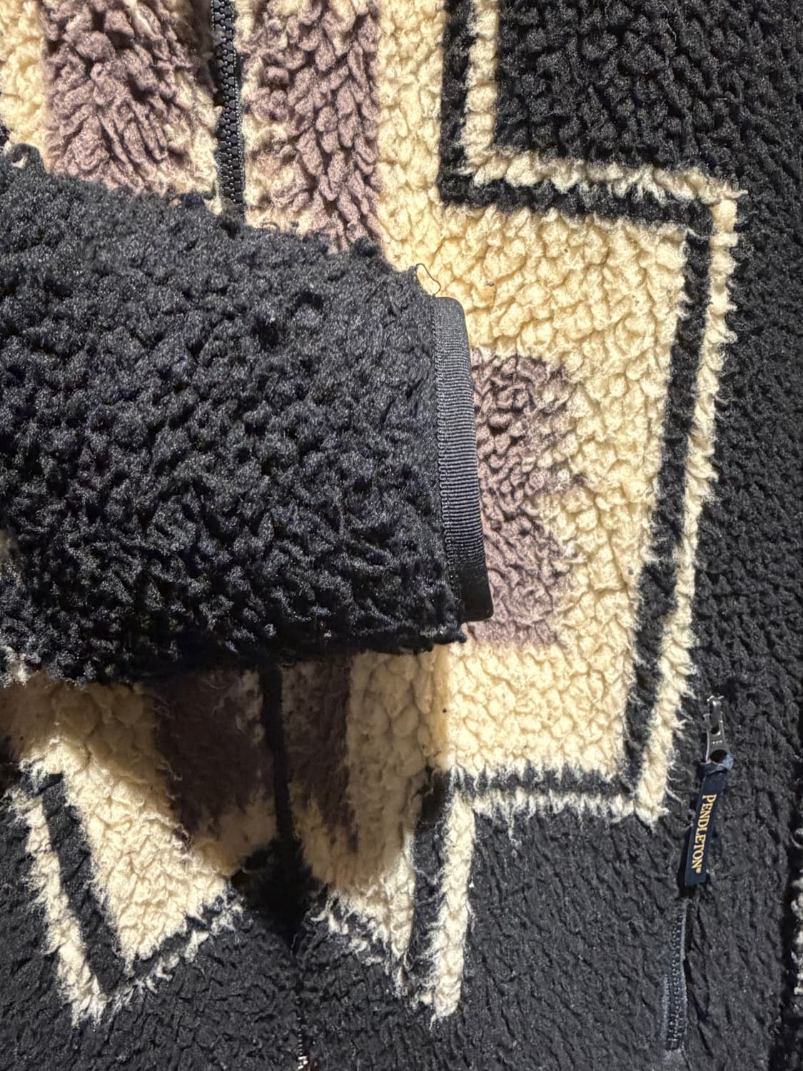 Pendleton boa fleece jacket / 팬들턴 보아 후리스 상품이미지5