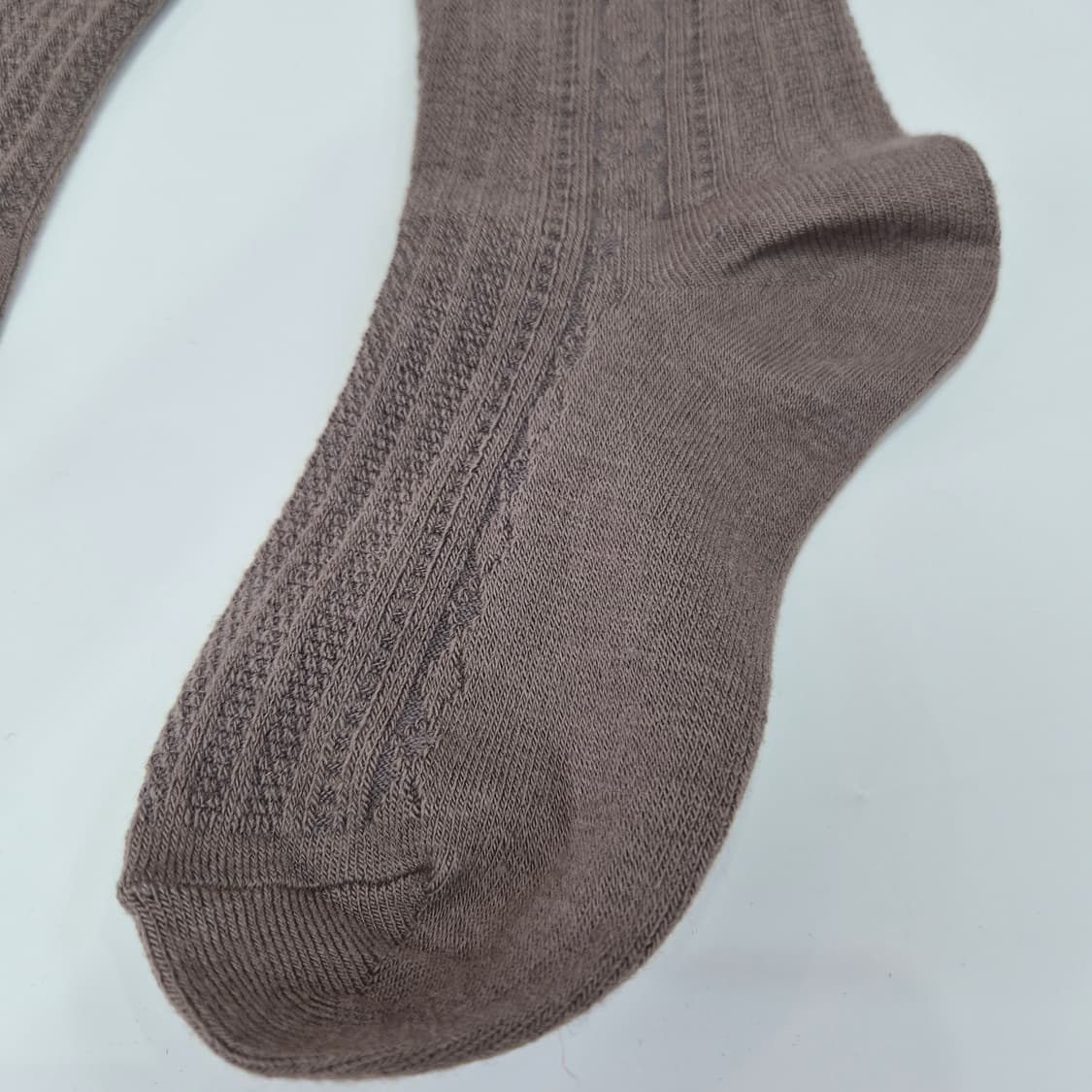 브라운 니트 패턴 여성 타이즈 상품이미지3