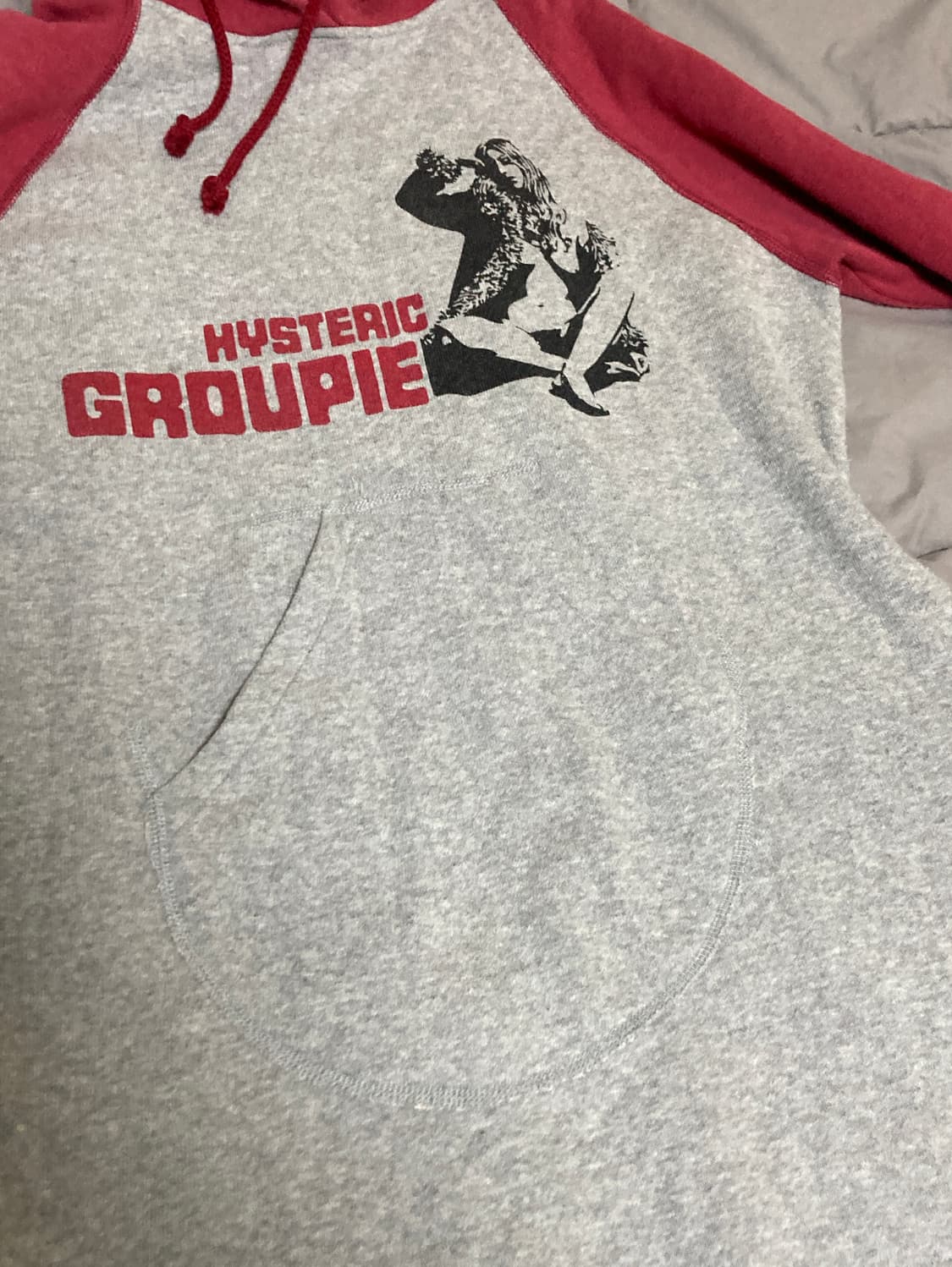 히스테릭글래머 후드 래글런 티 히스걸 상품이미지2