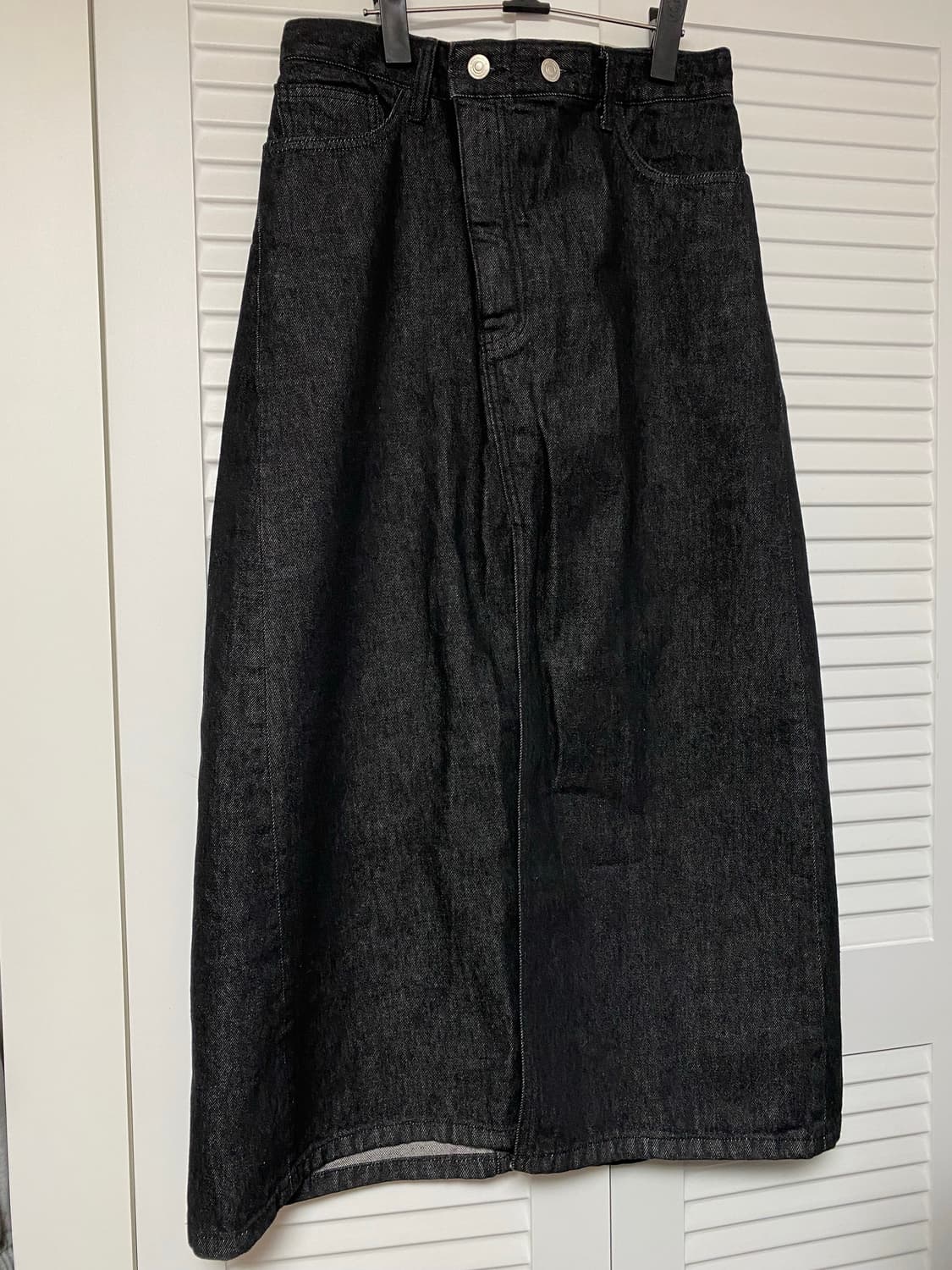 999휴머니티 데님 롱 맥시 스커트 상품이미지3