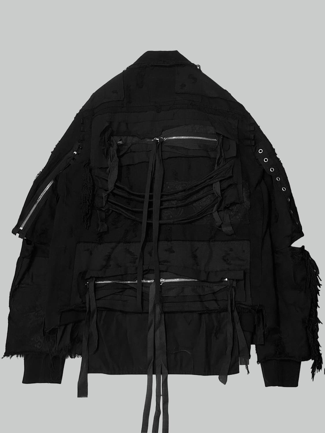 미도리카와 24aw 보로 자켓 상품이미지2