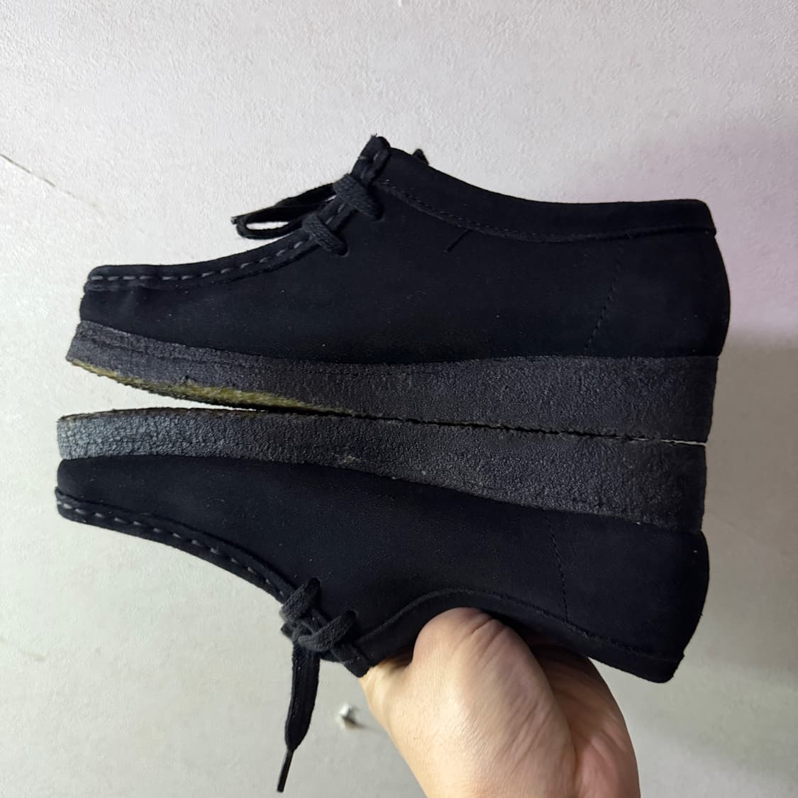 클락스 왈라비 블랙 스웨이드 UK4 (230) 상품이미지7