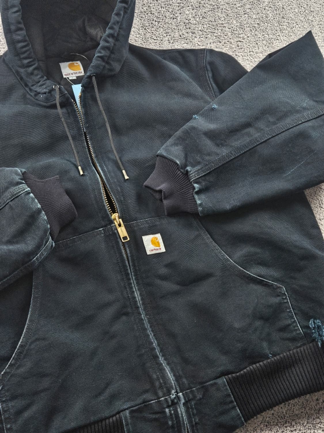 USA 칼하트 J140 덕 캔버스후드액티브 워크 자켓 (L)/ 10787 상품이미지7