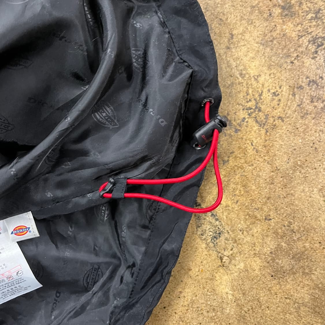 [정품/L] 디키즈 블랙 후드 바람막이 자켓 b16 상품이미지8