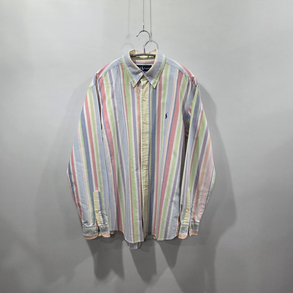 폴로랄프로렌 버튼다운 스트라이프 옥스포드 셔츠 M 상품이미지1