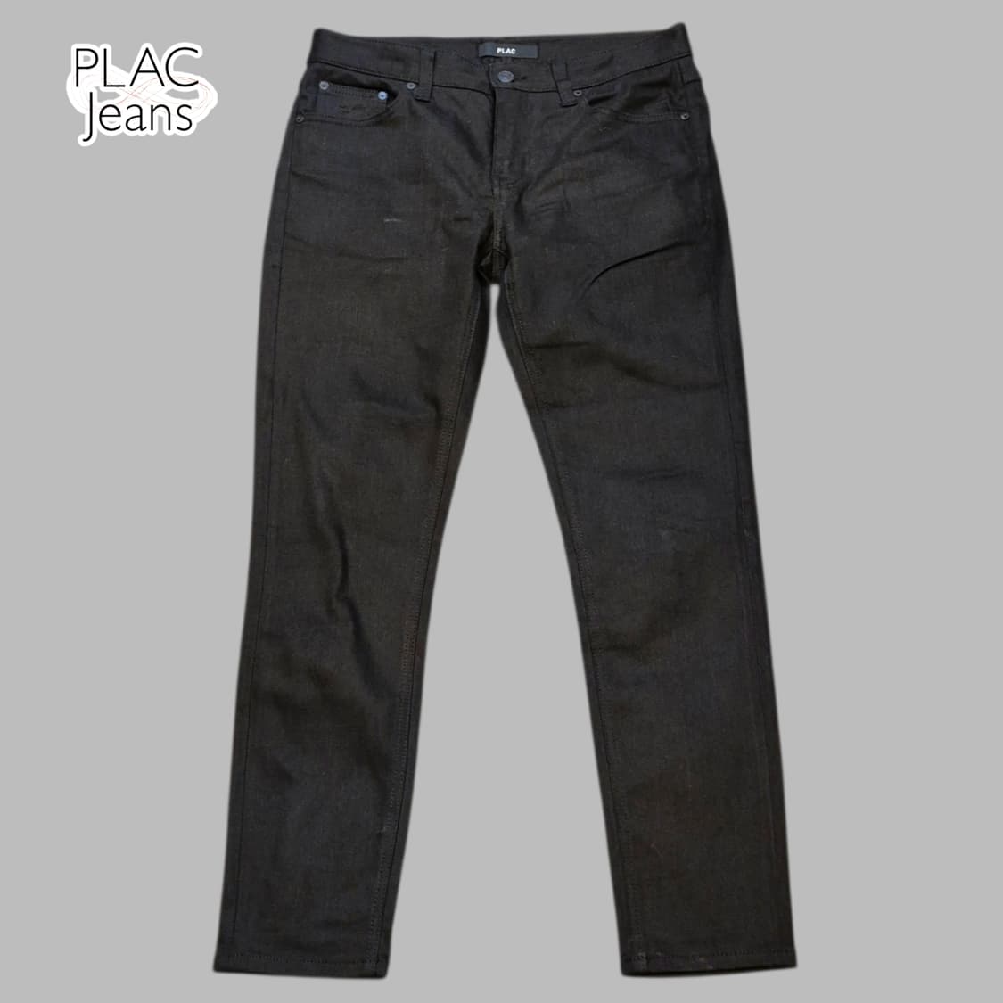 32인치 플랙진 KURZ 슬림핏 블랙진  상품이미지1